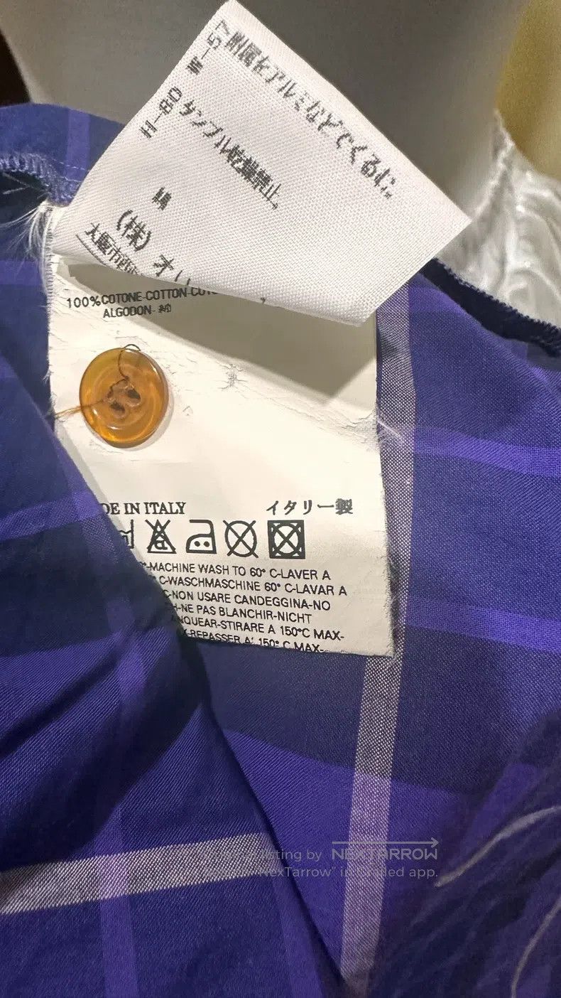 Vivienne Westwood Vivienne Westwood Purple and blue checkered shirt Size M / US 6-8 / IT 42-44 - 6 Thumbnail