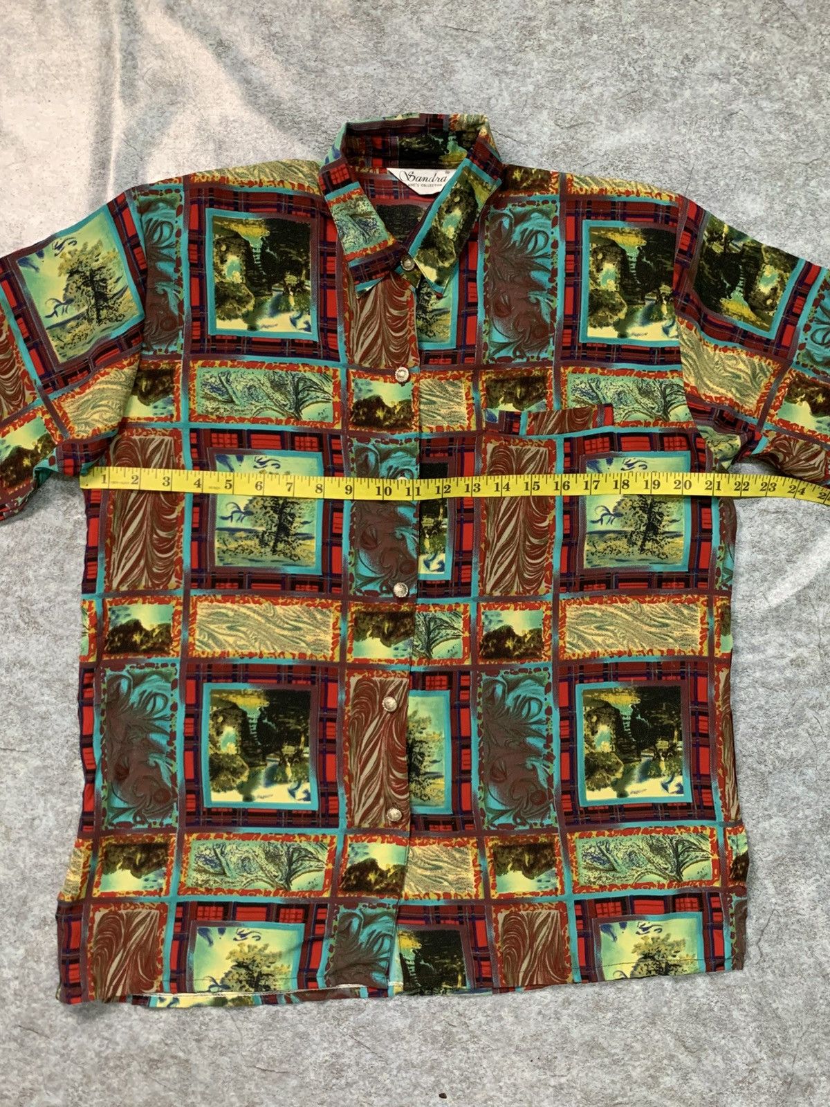 Sendra Rare Design Vintage Sandra Long Sleeve Blouse Size M / US 6-8 / IT 42-44 - 6 Thumbnail