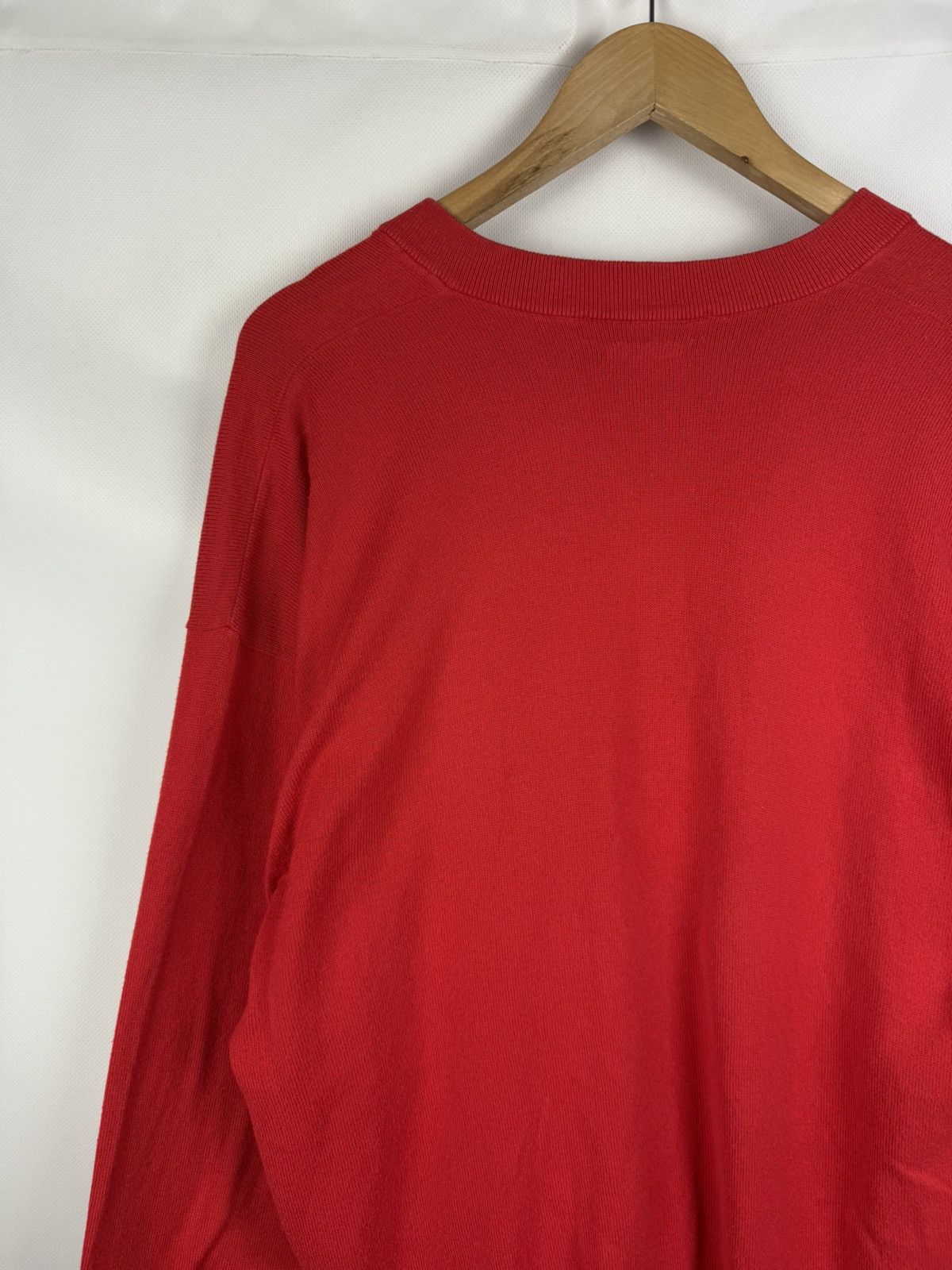 Burberry × Vintage Burberrys Vintage Men’s V-neck Cotton Sweater Pullover Size US XL / EU 56 / 4 - 15 Thumbnail