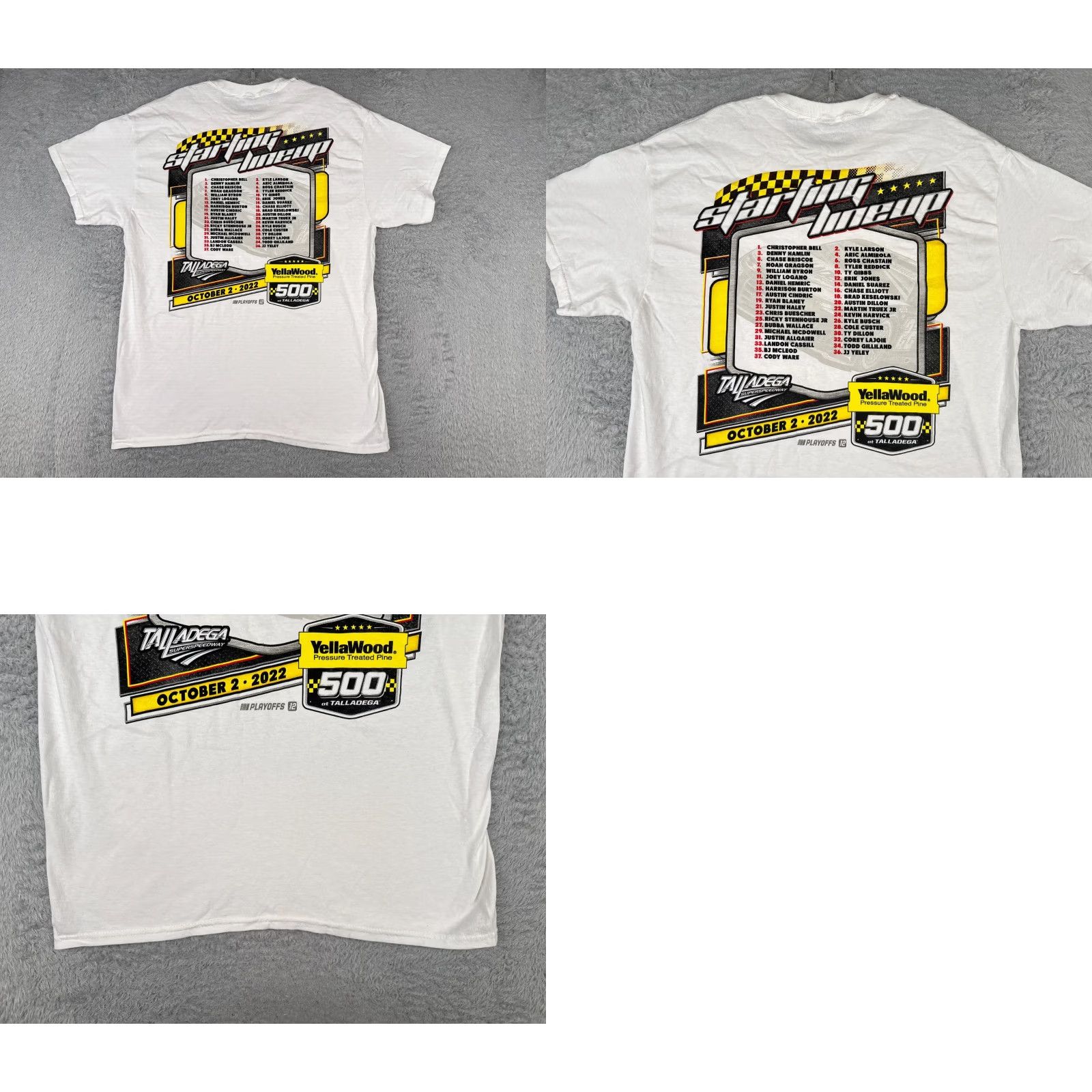 NASCAR Nascar Talladega Shirt Adults XL White Legends Global Merchandise T-Shirt Men Racing Logo 2022 Pole Positions NEW Size US XL / EU 56 / 4 - 9 Thumbnail