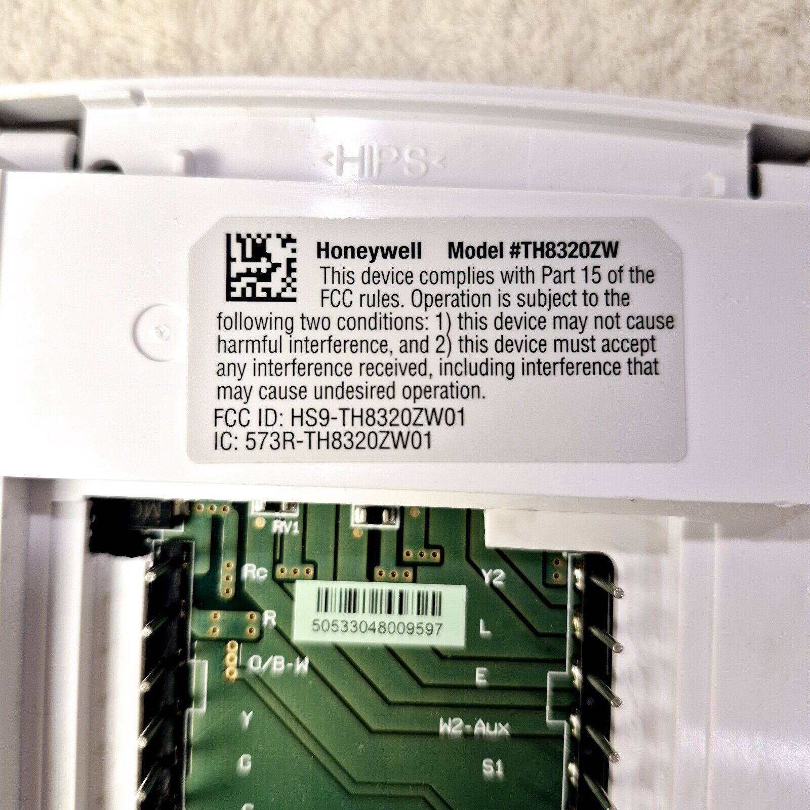 & Other Stories Honeywell TH8320ZW Program Touchscreen Thermostat No Batt Size ONE SIZE - 6 Thumbnail