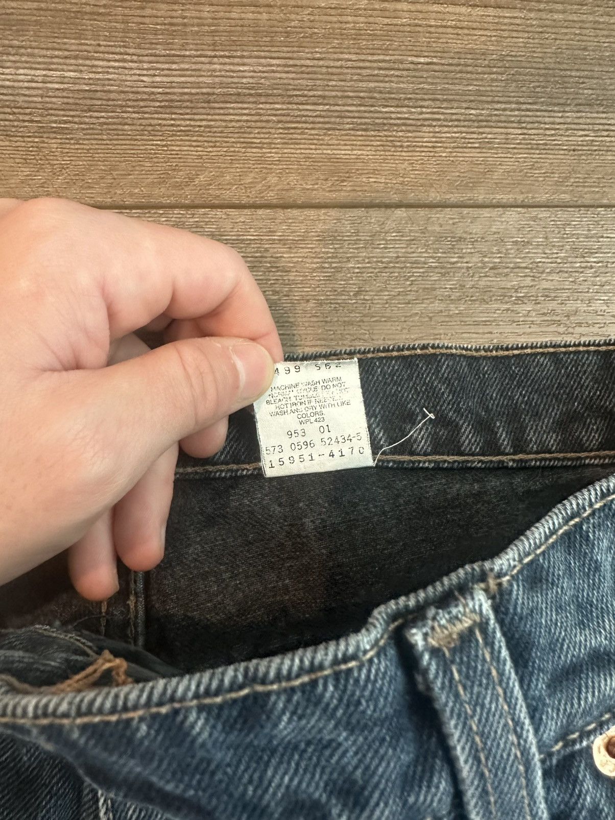 Levi's Vintage Clothing Vintage 1996 Orange Tab 951 Levi’s Relaxed Fit Denim Jeans Size US 32 / EU 48 - 6 Thumbnail