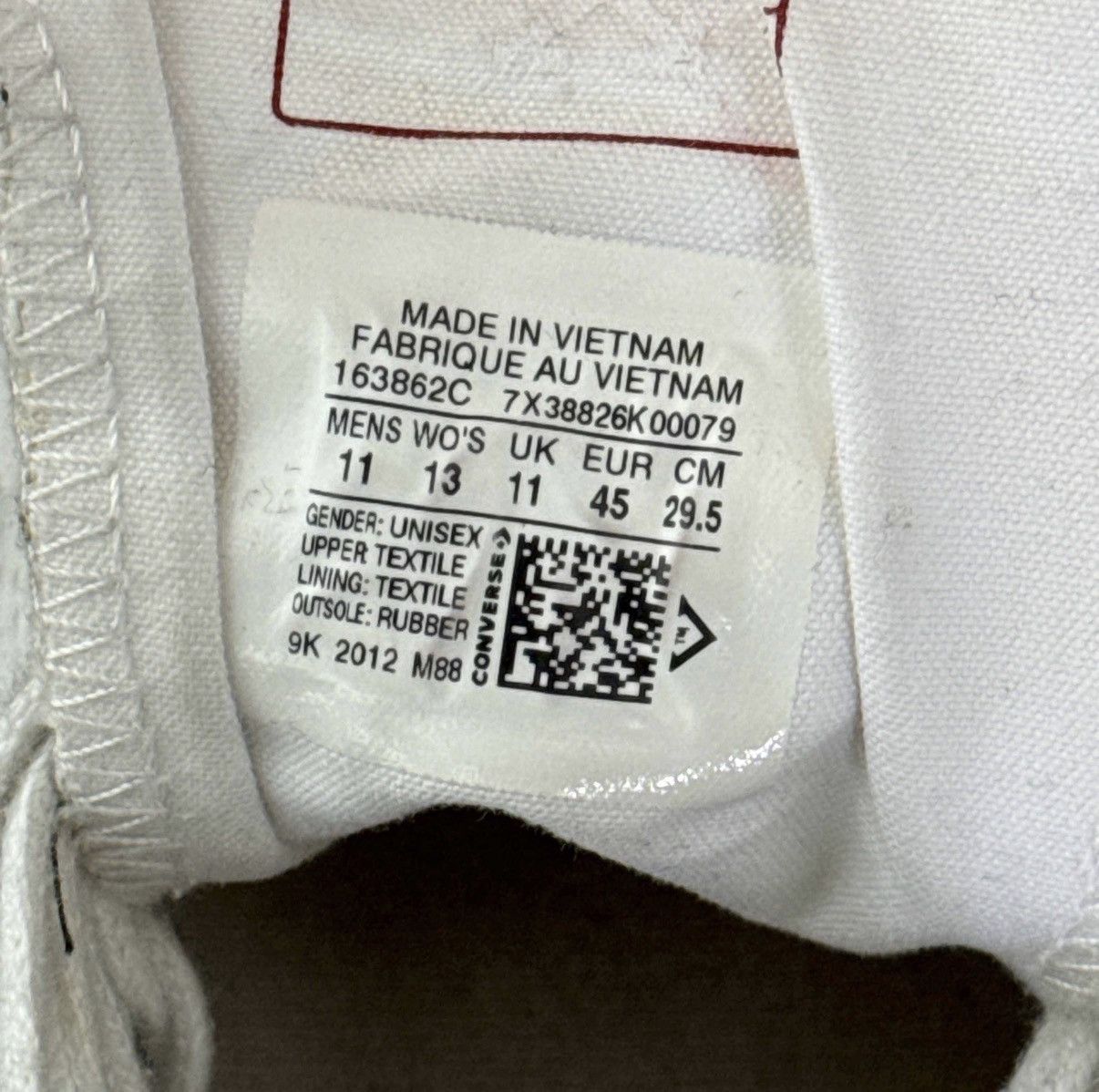 Converse × Off-White Converse Off White Size 11 Size US 12 / EU 45 - 6 Thumbnail