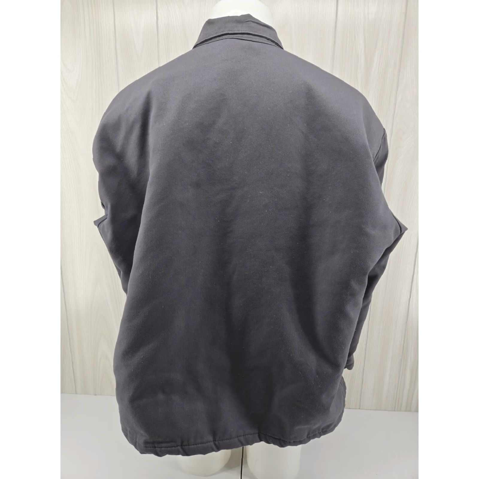 Red Kap Red Kap Jacket Mechanic Style XL Gray Distressed USA Coat, Workwear, Canvas, Zip, Regular Fit, Men's Jacket Size US XL / EU 56 / 4 - 7 Thumbnail