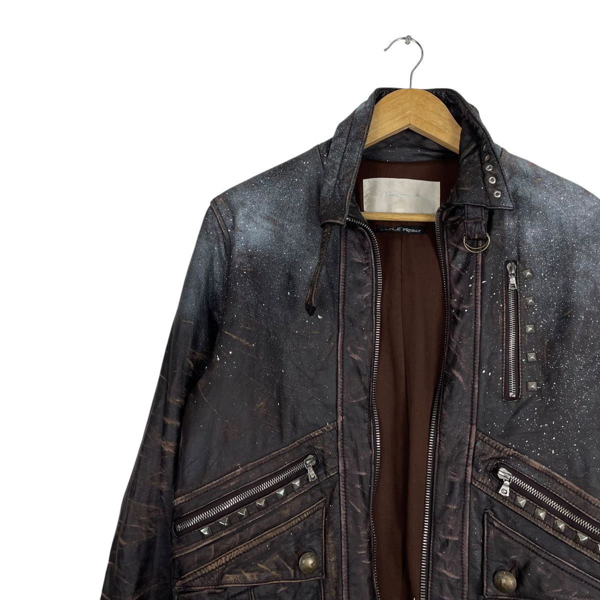 Japanese Brand × KMRii 💥ADVANTAGE CYCLE SKULL & STUD BIKER JACKET Size US S / EU 44-46 / 1 - 6 Thumbnail