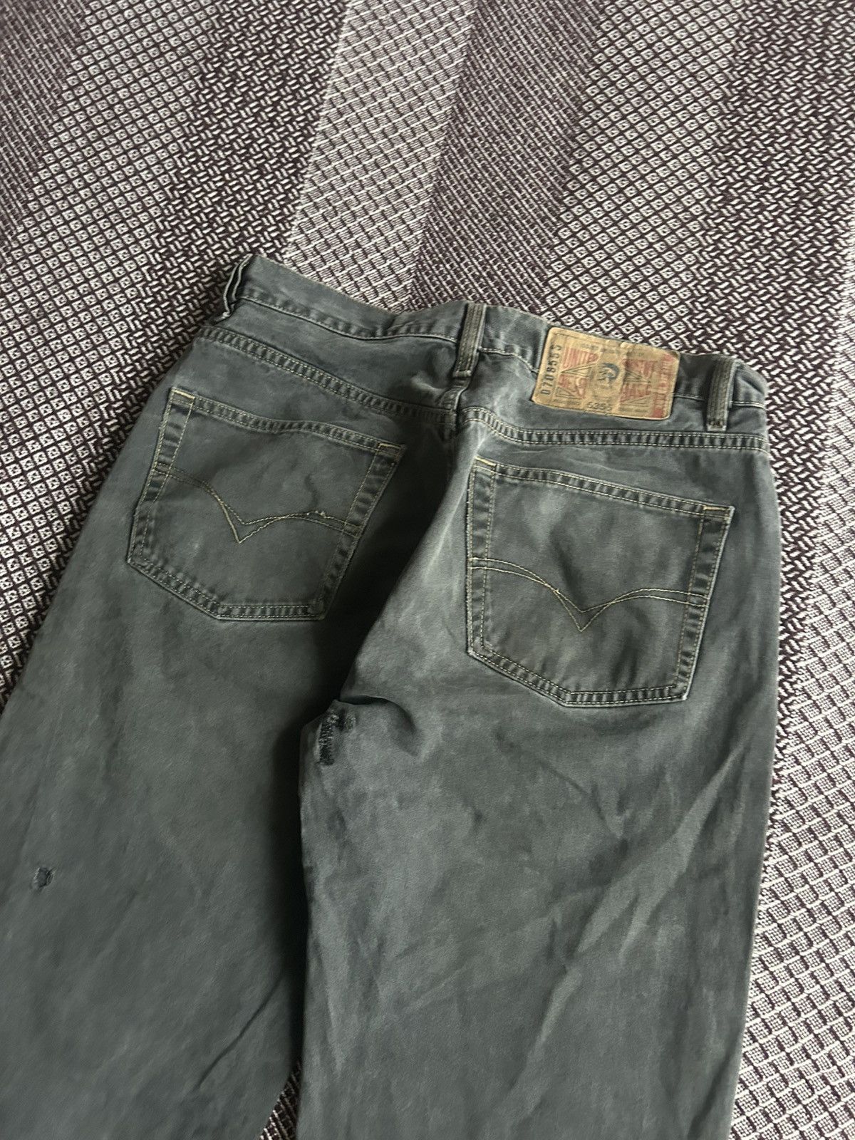 Diesel Vintage Diesel Archive Distressed Jeans 90s Thrashed Size 31 Size US 31 - 7 Thumbnail