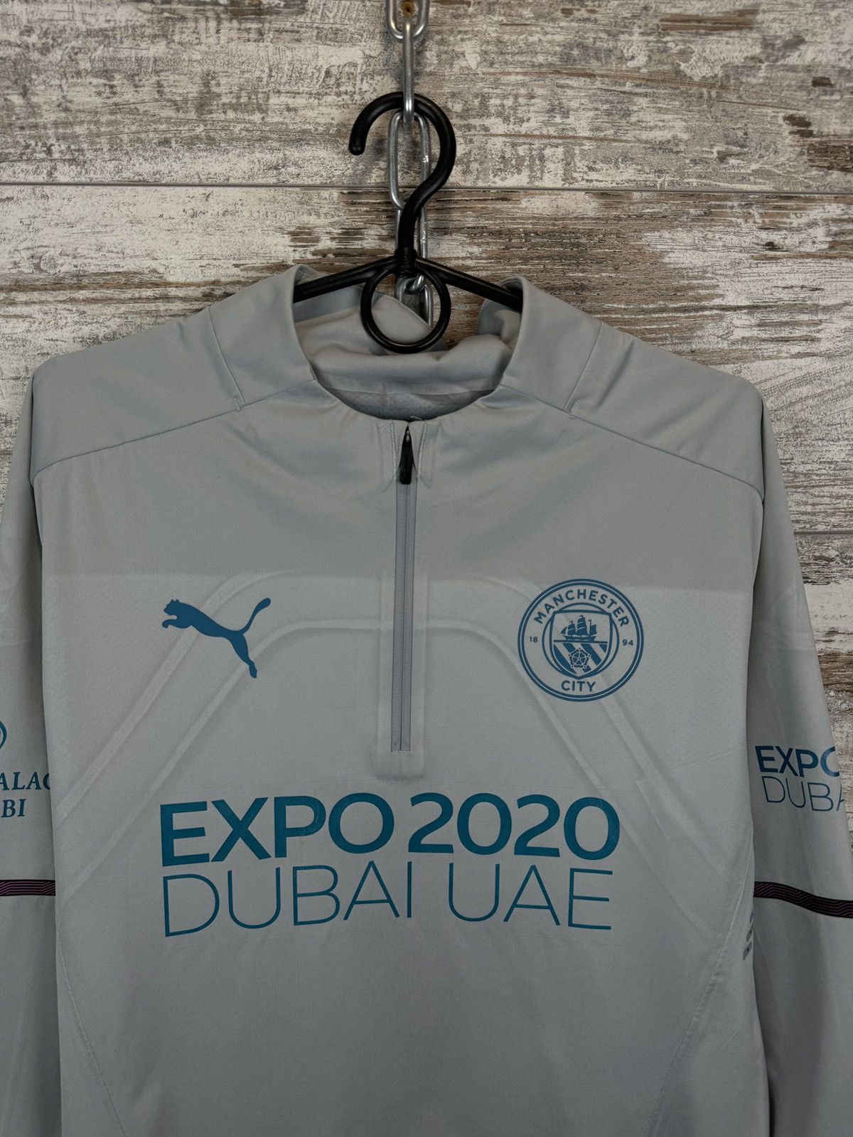 Puma × Vintage Mens Vintage Puma Manchester City FC sweatshirt jersey Size US M / EU 48-50 / 2 - 4 Thumbnail