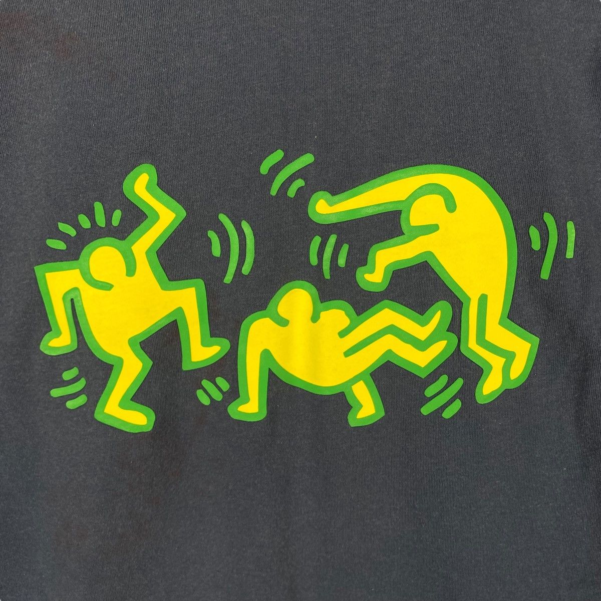 Keith Haring × Vintage Vintage 00's KEITH HARING Pop Art Graphic Tee Shirt Large Size US L / EU 52-54 / 3 - 2 Thumbnail