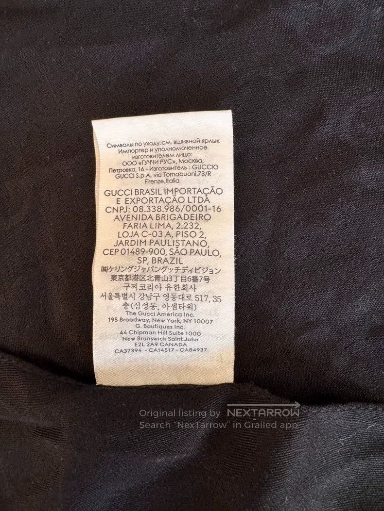 Gucci Gucci Black woollen scarf Size ONE SIZE - 7 Thumbnail