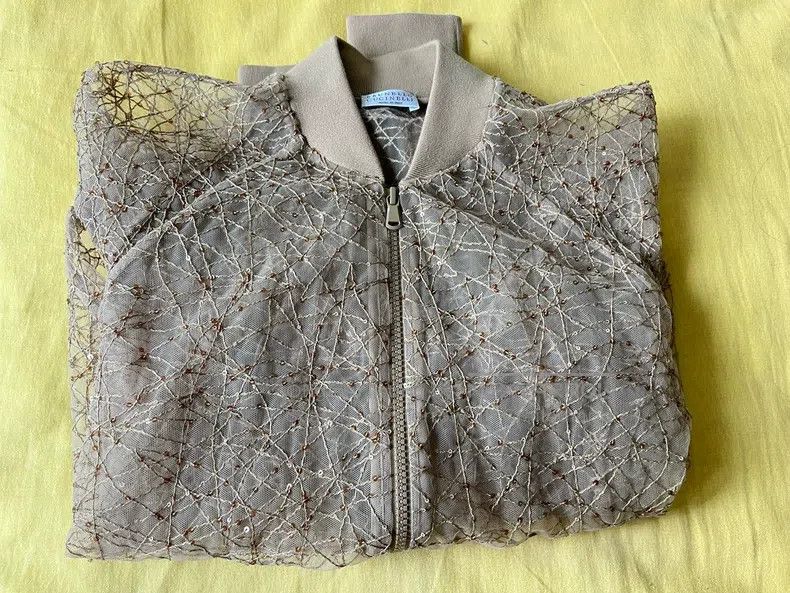 Brunello Cucinelli Brunello Cucinelli Sequined embroidered jacket, flight sui Size S / US 4 / IT 40 - 5 Thumbnail