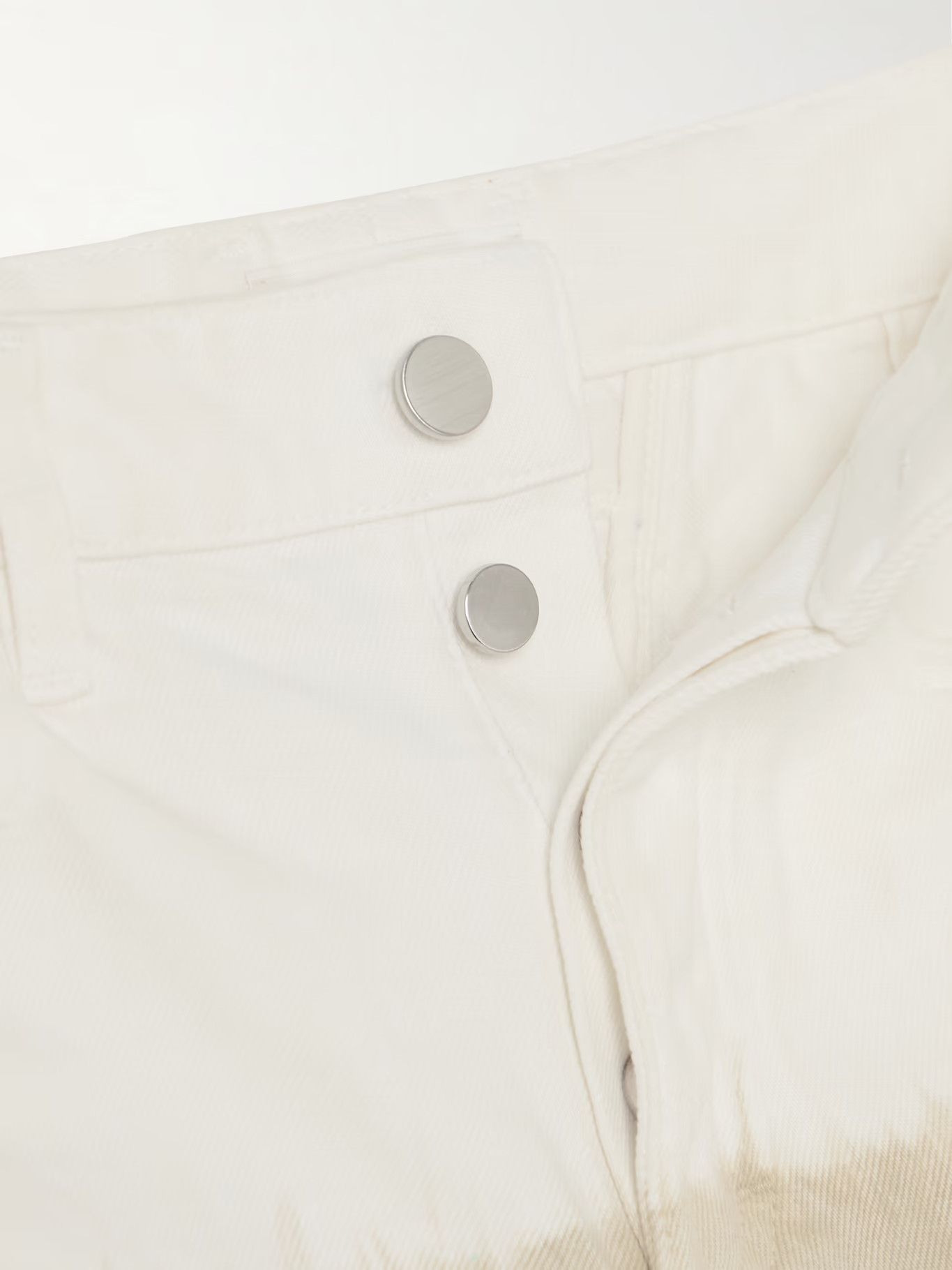 Jil Sander o1y1025 Denim Pant in Beige/White Size 30" / US 8 / IT 44 - 5 Thumbnail