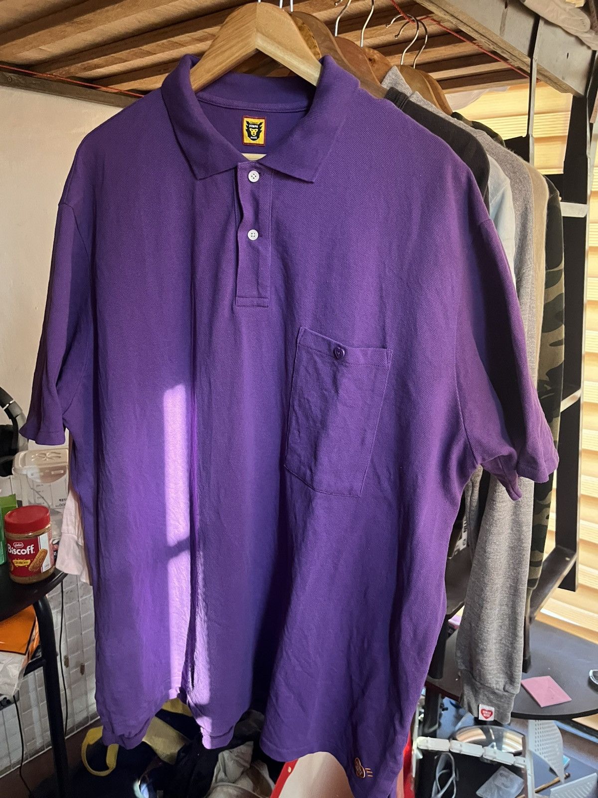 STEAL! HUMAN MADE POLO SHIRT RARE SIZE