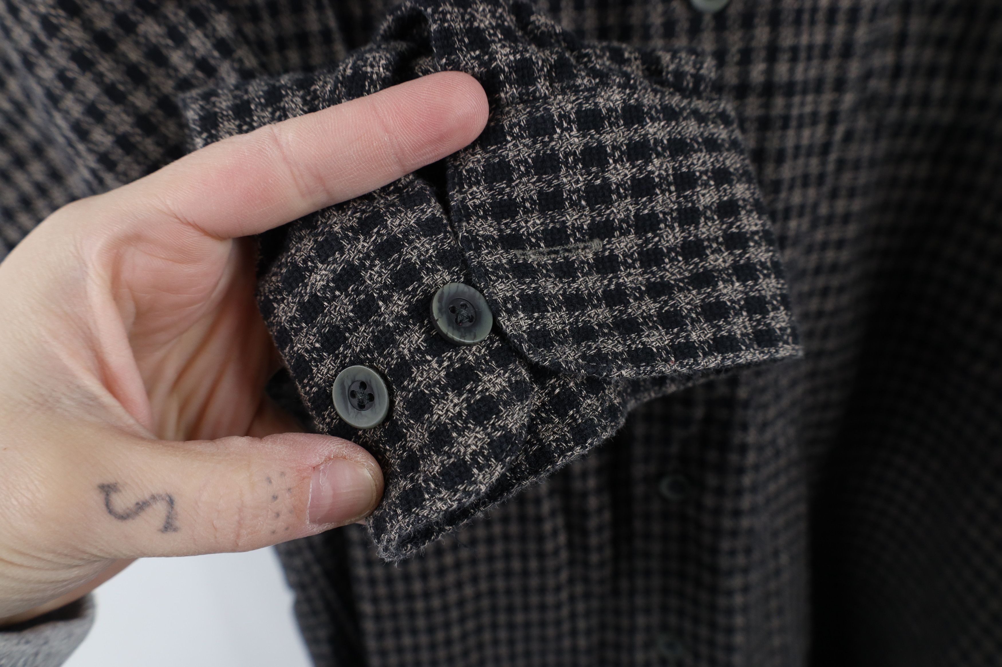 Vintage Vintage 90s Streetwear Collared Button Down Shirt Plaid Size US L / EU 52-54 / 3 - 5 Thumbnail