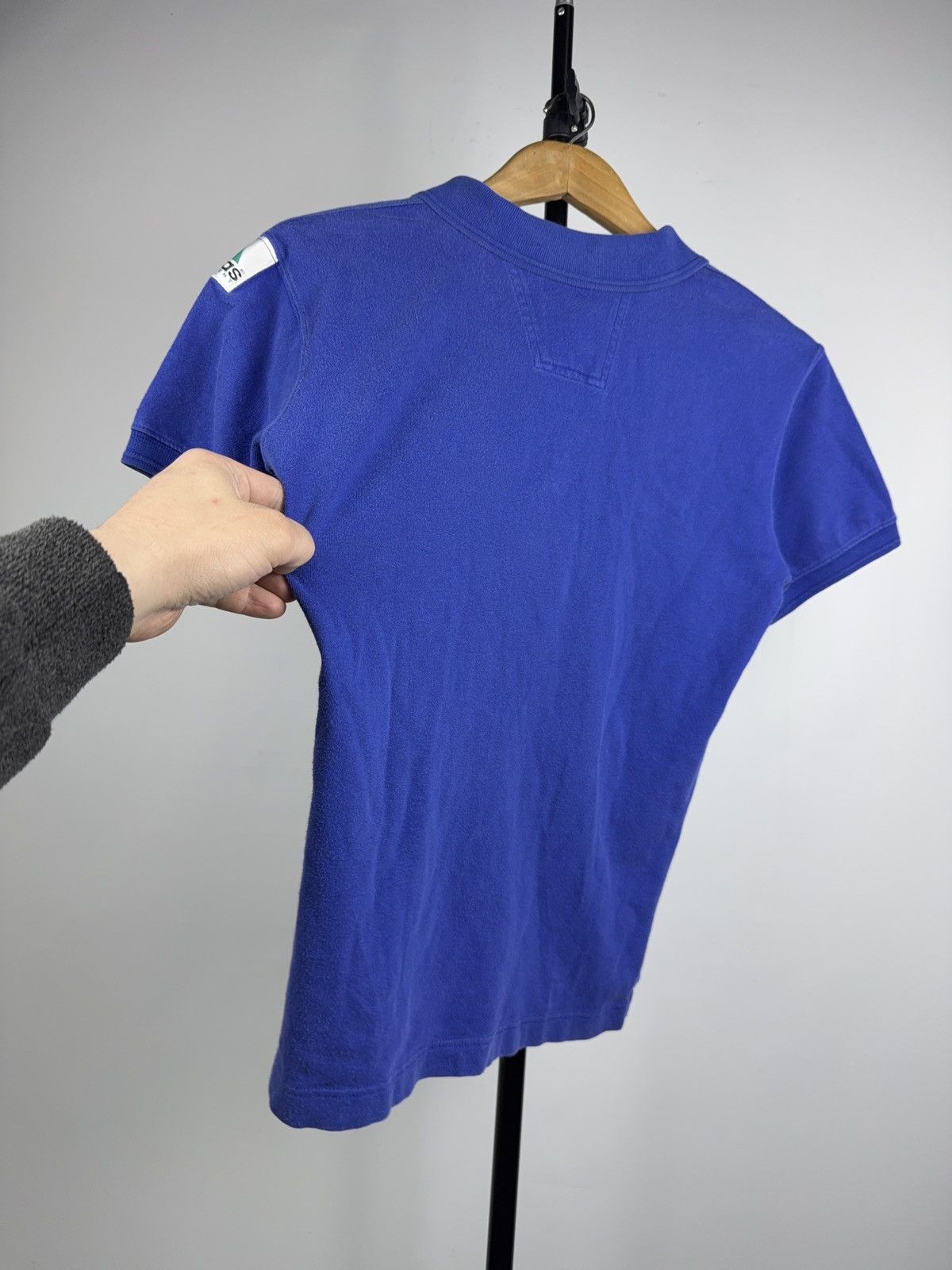 Adidas Adidas Equipment Tennis Polo Nicole Vintage 90s Blue Shirt Size L / US 10 / IT 46 - 17 Thumbnail