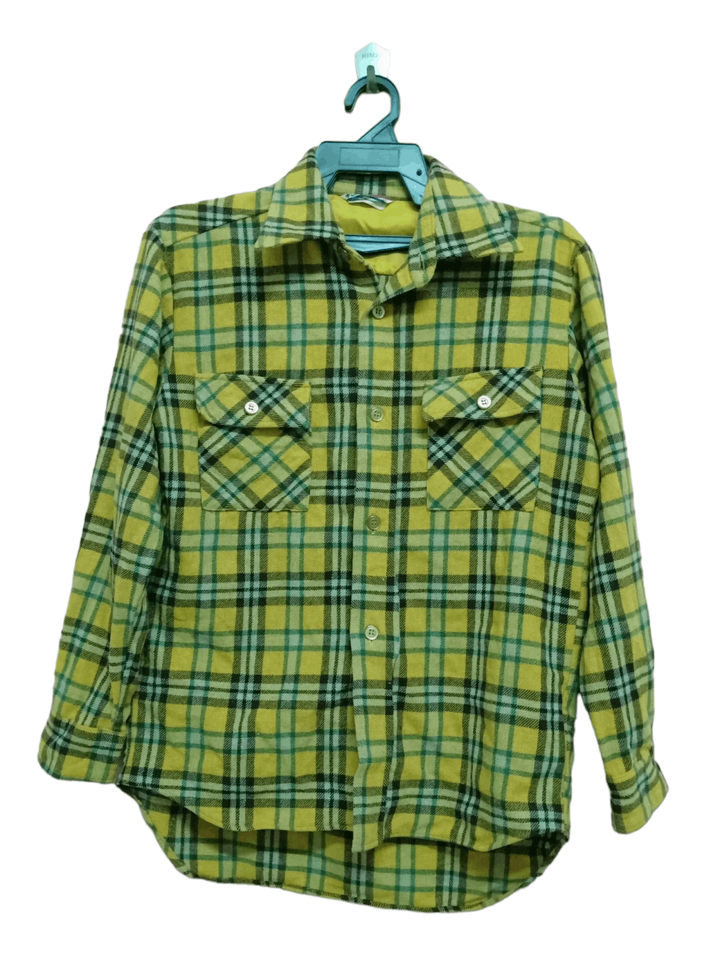 Descente Descente Wool Flannel Button Up Shirt Size US L / EU 52-54 / 3 - 1 Thumbnail