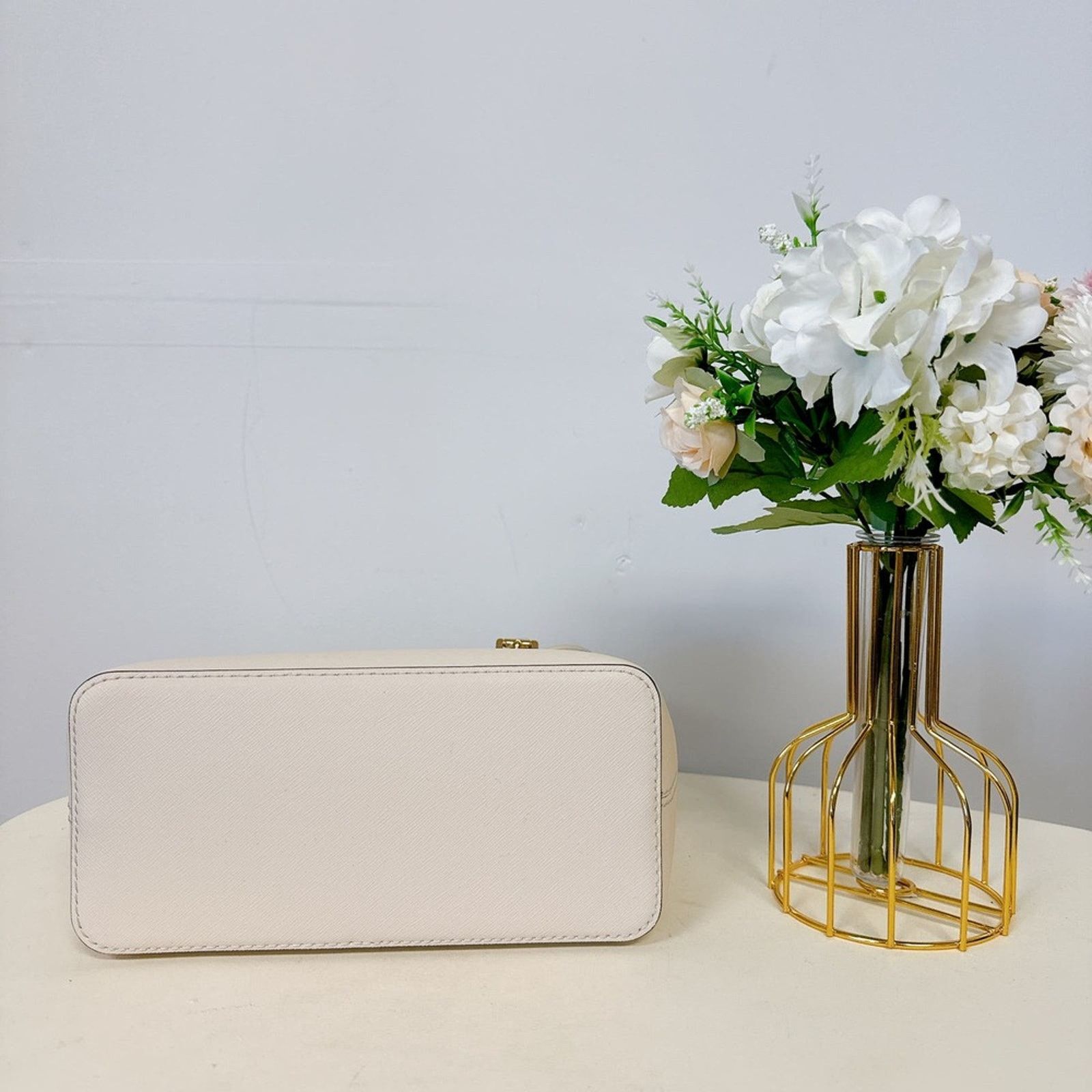 Michael Kors Michael Kors 35T9GTVT0L Jet Set Travel XSmall Leather CREAM Size ONE SIZE - 5 Thumbnail