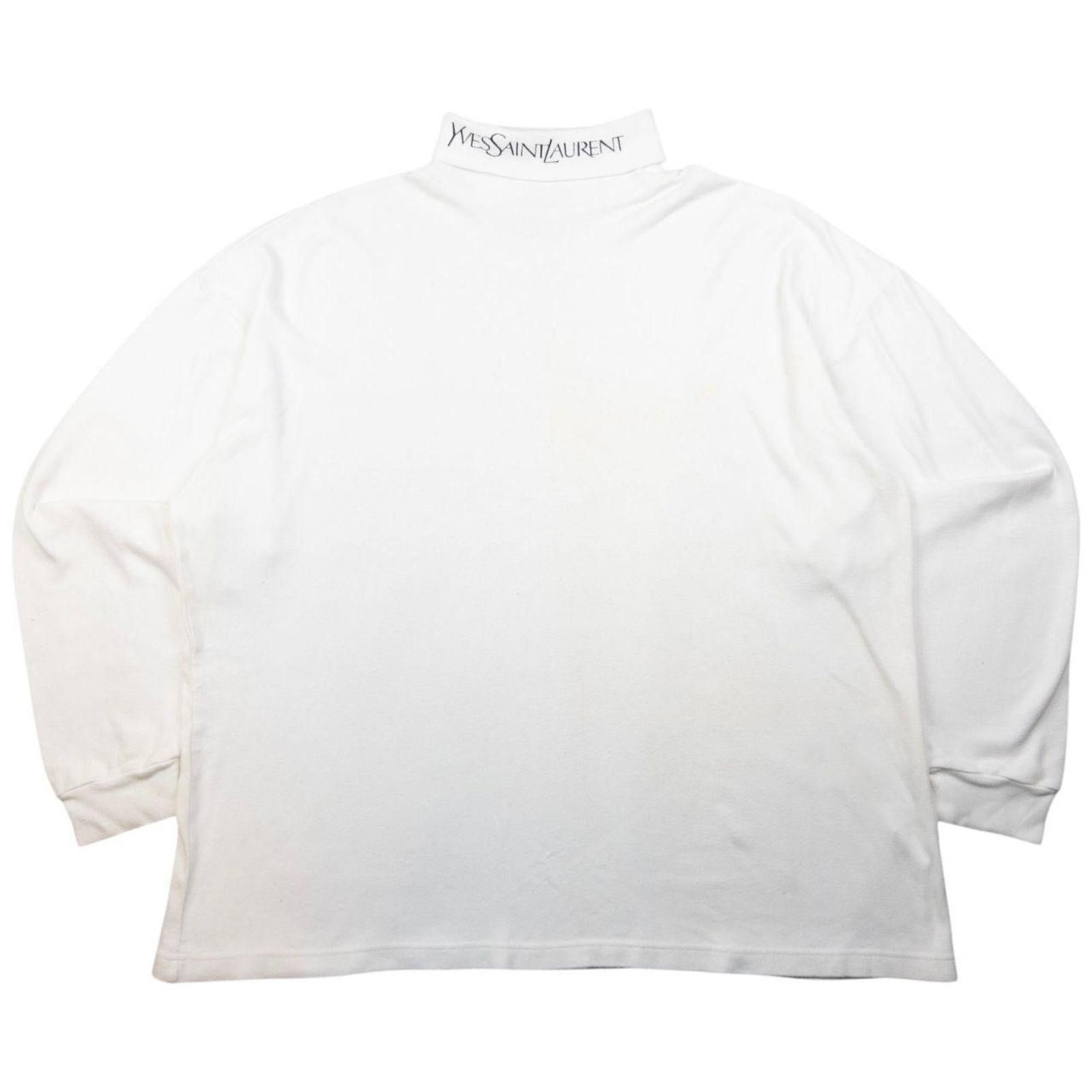 Vintage YSL Yves Saint Laurent Turtleneck T Shirt Size XL