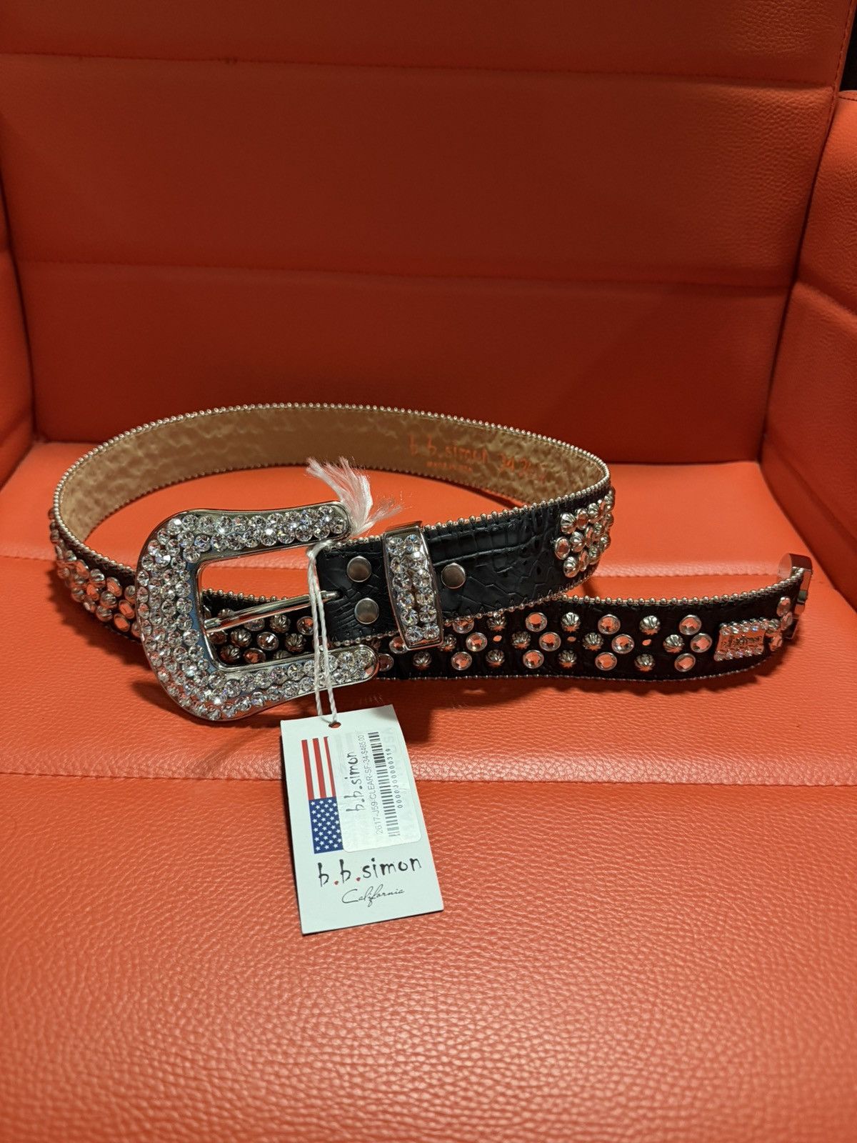 B.B. Simon B.B Simon Swarovski belt Size 34 - 1 Thumbnail
