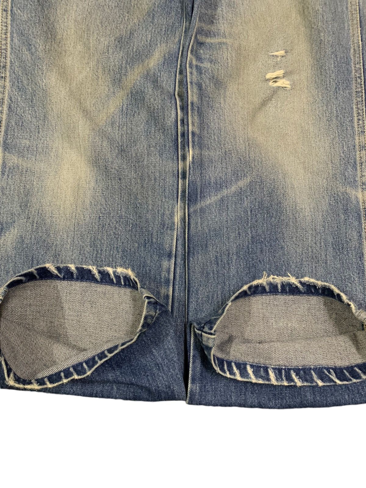 Johnbull Vintage Japanede Brand Kojima Mud Wash Baggy Ripped Jeans Size US 31 - 9 Thumbnail
