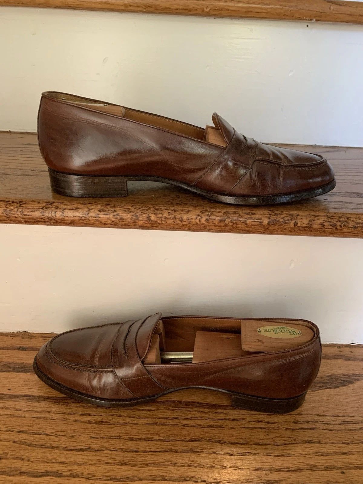 Polo Ralph Lauren Polo Ralph Lauren Penny Loafer Brown Leather Made in Italy Size US 9.5 / EU 42-43 - 4 Thumbnail