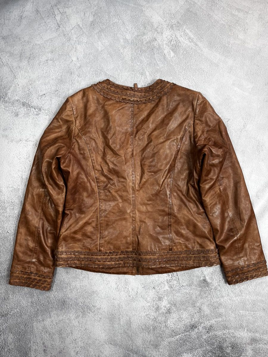Vintage Vintage Leather retro style jacket streetwear size L Size L / US 10 / IT 46 - 5 Thumbnail