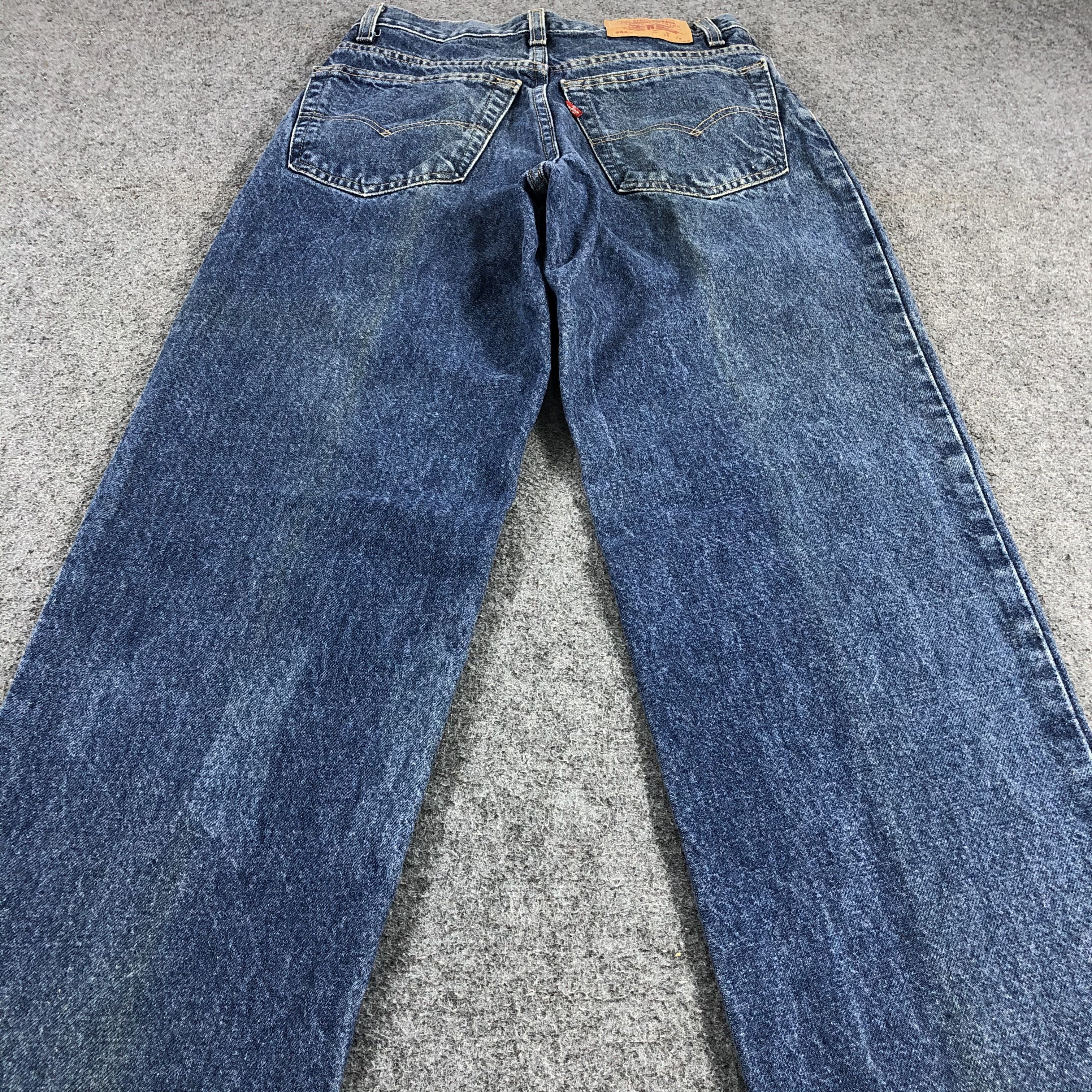 Levi's Vintage Levis 550 Jeans Relaxed Fit Denim KJ525 Size US 27 - 4 Thumbnail