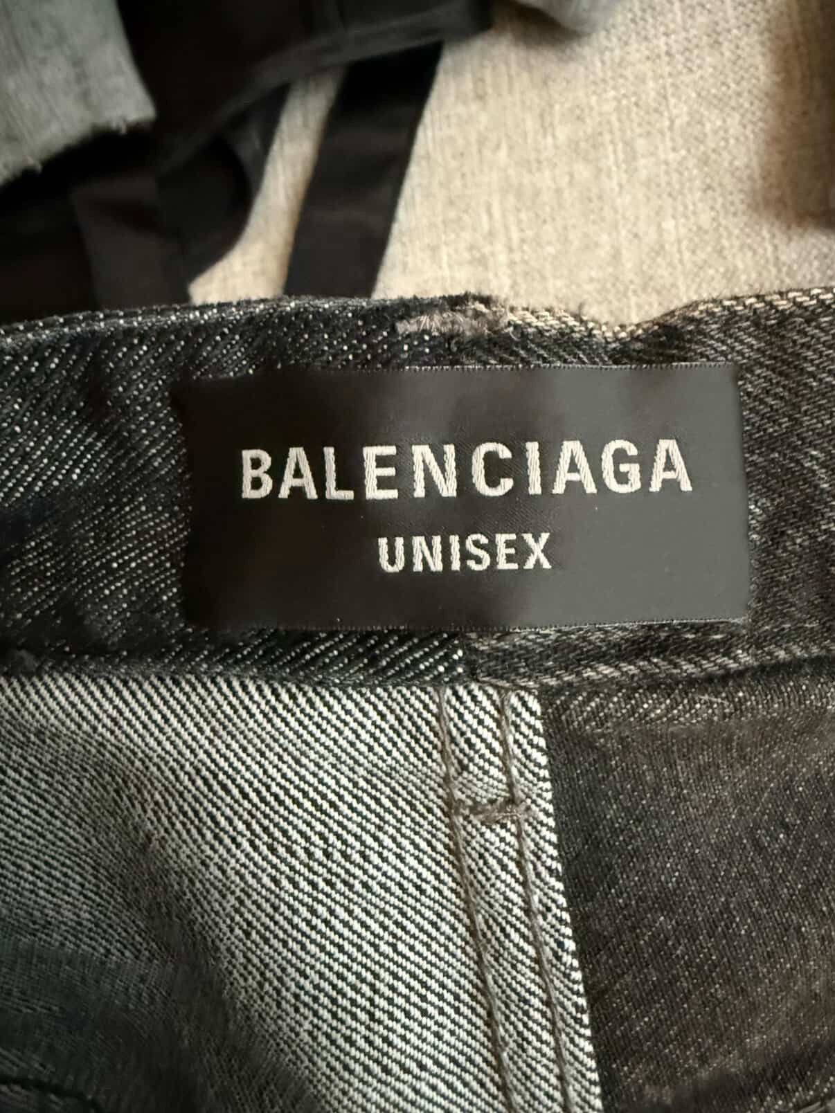 Balenciaga 50/50 Jeans Grey Brown Size XS