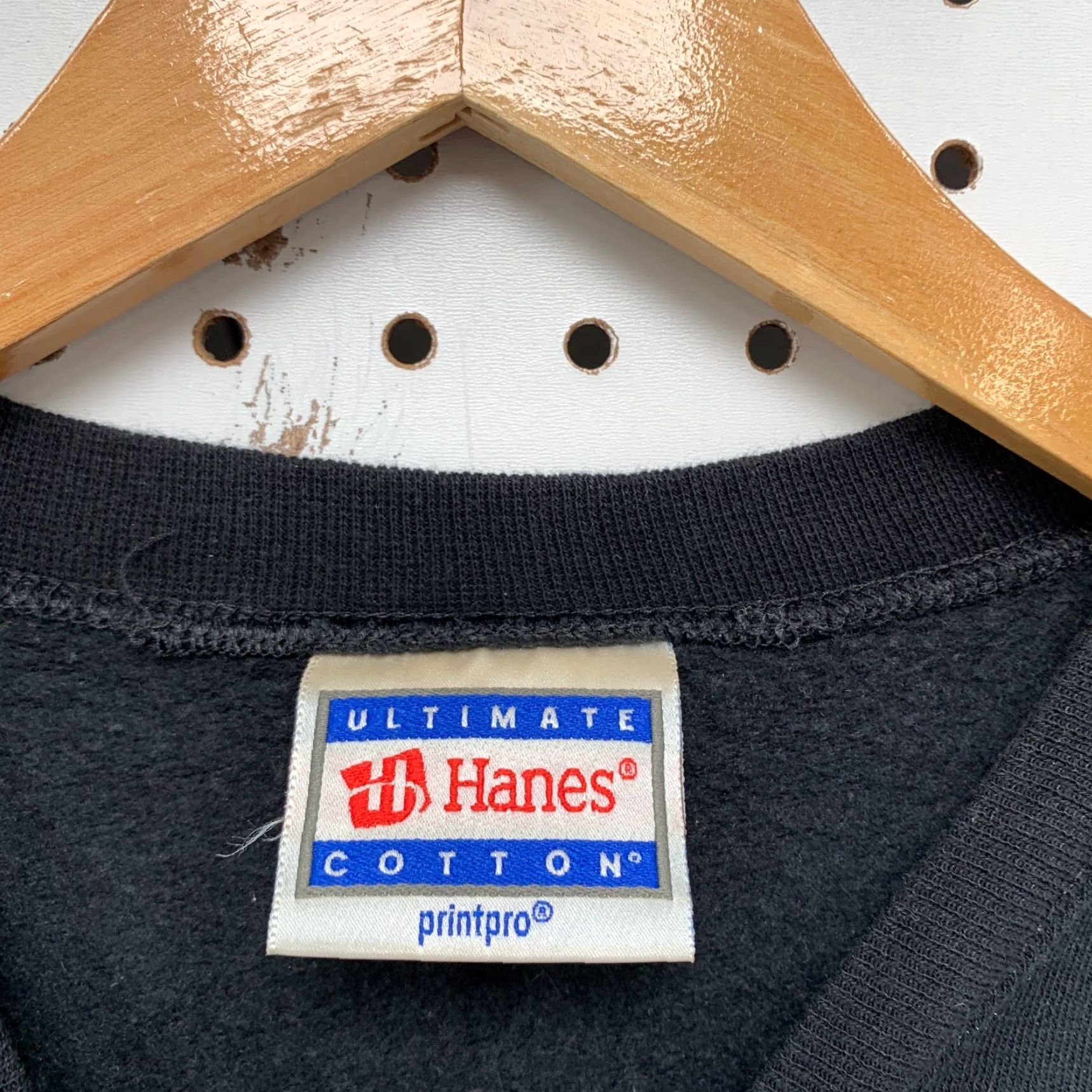Hanes VINTAGE Hanes Motorcycle Sweatshirt Shirt Mens S Black 2014 20x24.5 Toy For Tots Crewneck Pullover Smoke Free? Size US S / EU 44-46 / 1 - 7 Thumbnail