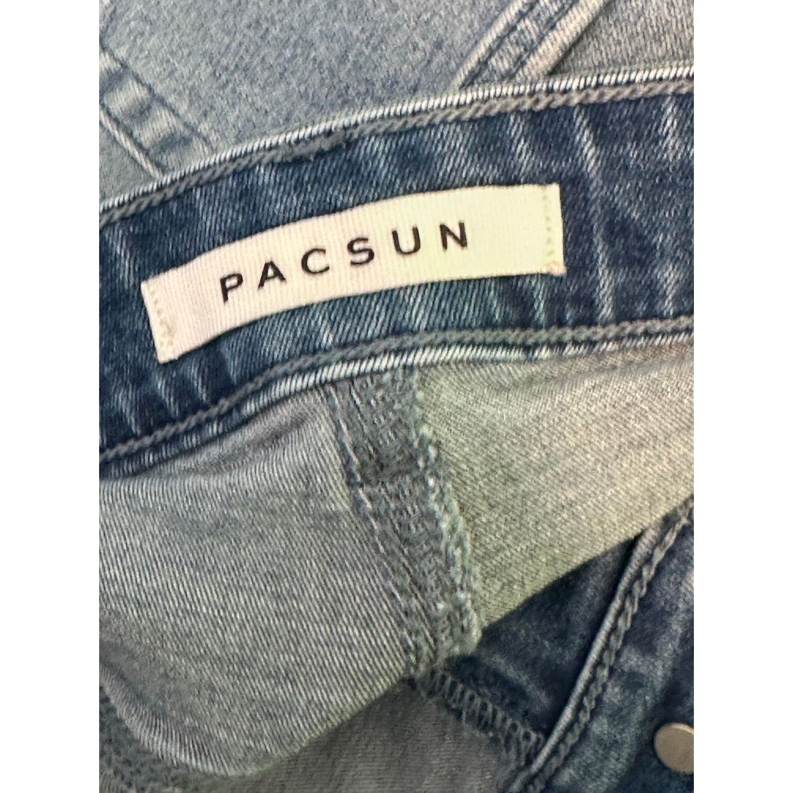 Pacsun Pacsun light splatter stacked ripped skinny jeans size 30 Size US 30 / EU 46 - 3 Thumbnail