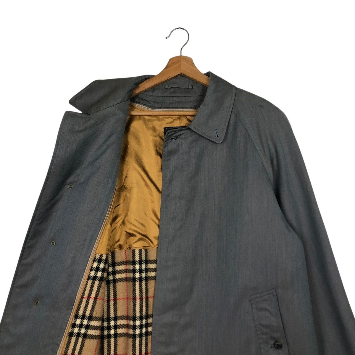 Burberry 🔥VINTAGE LONG JACKET BURBERRYS NOVA CHECK BLANKET Size US M / EU 48-50 / 2 - 15 Thumbnail