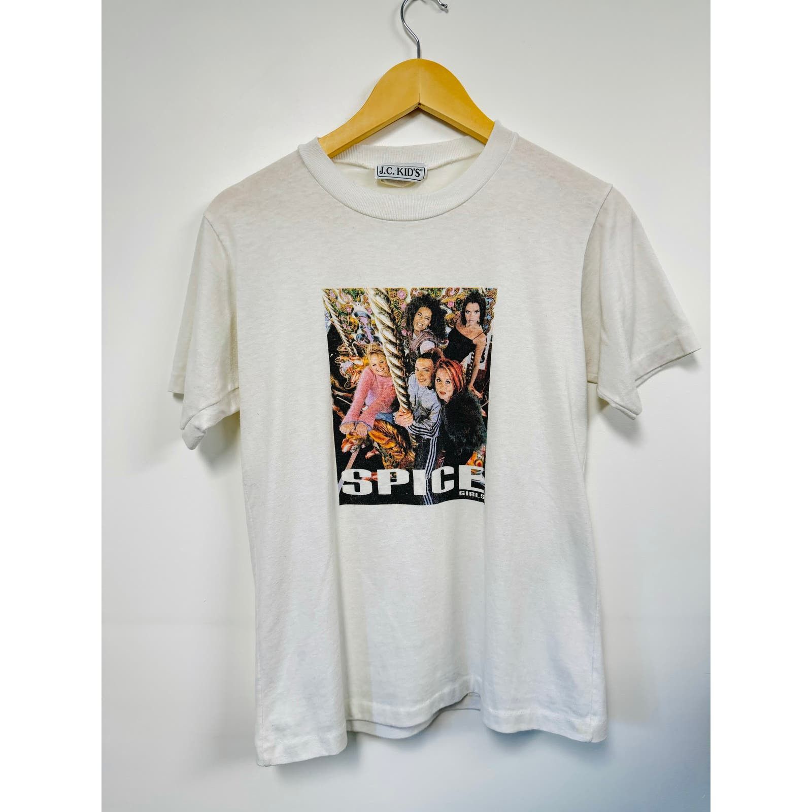 image of Jc Penney Spice Girls Tee (S) in White, Women's (Size Small)