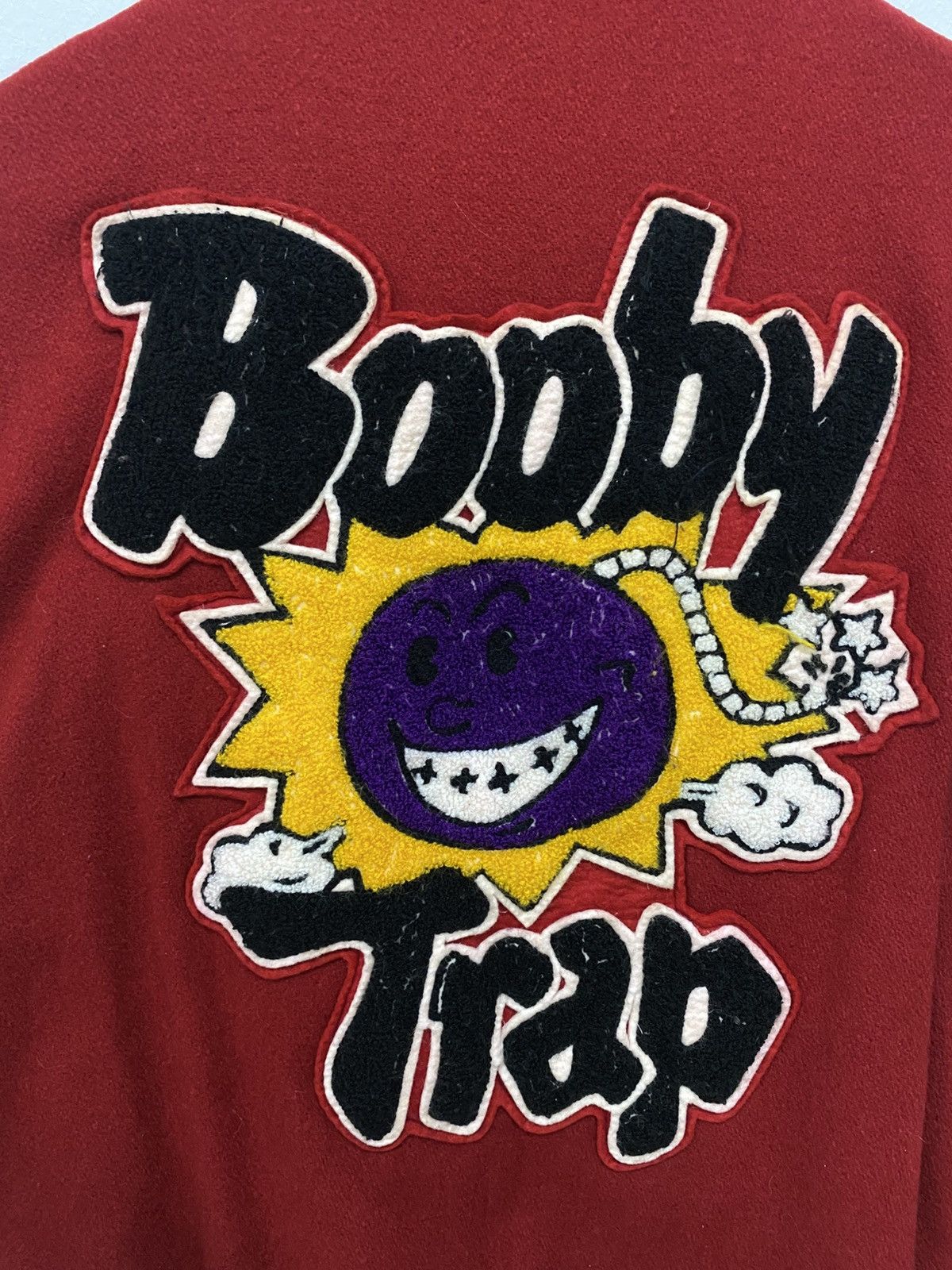 Japanese Brand Rsc streetwear booby trap biglogo varsity jacket Size US L / EU 52-54 / 3 - 9 Thumbnail