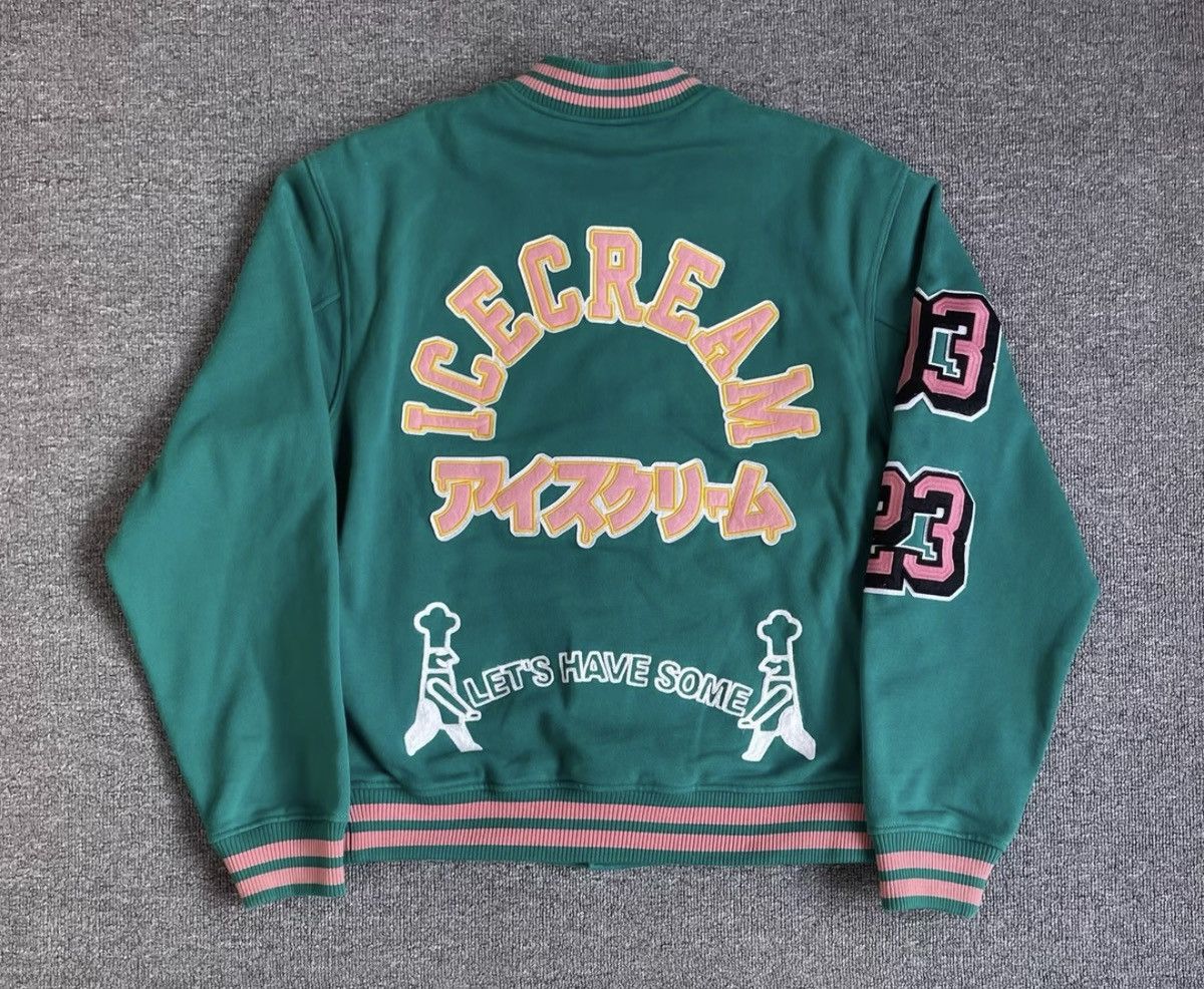 Billionaire Boys Club BBC ICECREAM Embroidered Baseball Jacket coat bober Size US M / EU 48-50 / 2 - 4 Thumbnail