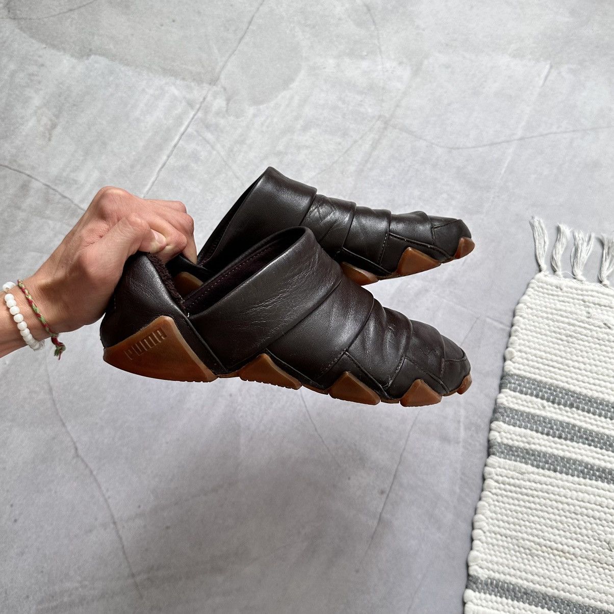 Japanese Brand × Puma × Vintage RARE Puma Satori Vintage Leather Sneakers Y3 Mostro Vibe Size US 8.5 / EU 41-42 - 2 Thumbnail