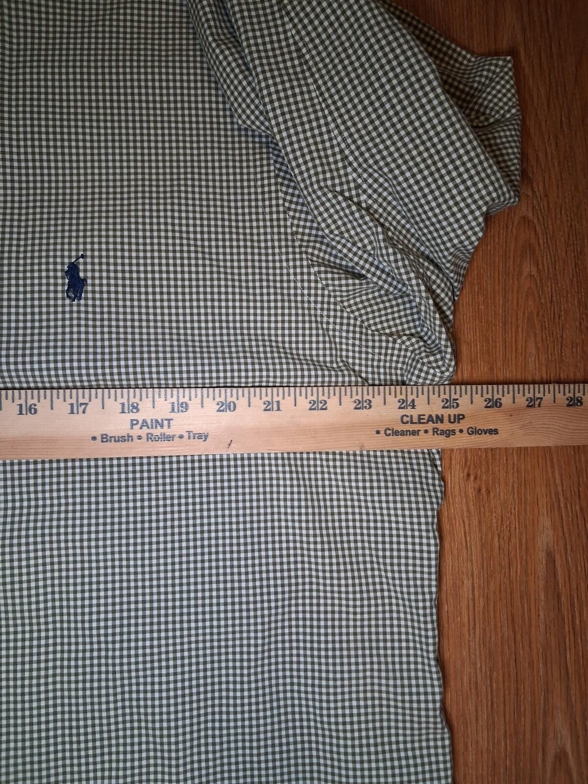 Polo Ralph Lauren VINTAGE Polo Ralph Lauren Shirt XL Gray Cotton Gingham Check Size US XL / EU 56 / 4 - 9 Thumbnail