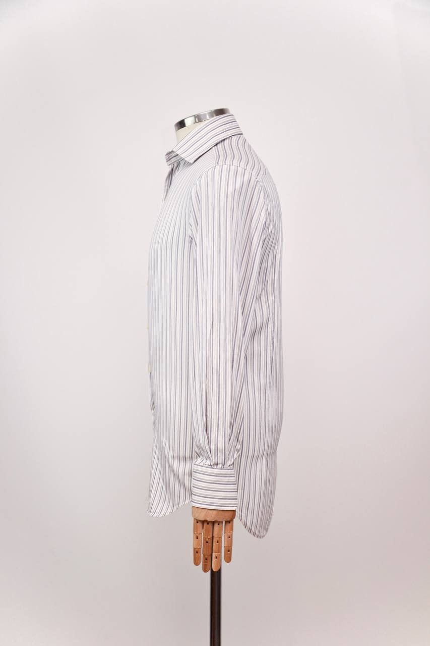 Alfred Dunhill DUNHILL Striped shirt Size US S / EU 44-46 / 1 - 4 Thumbnail