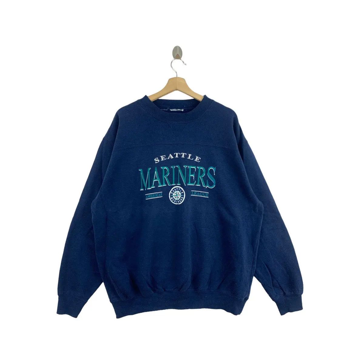 Vintage Vintage 90’ Starter SEATTLE MARINERS MLB Baseball Sweatshirt Size US XXL / EU 58 / 5 - 1 Thumbnail