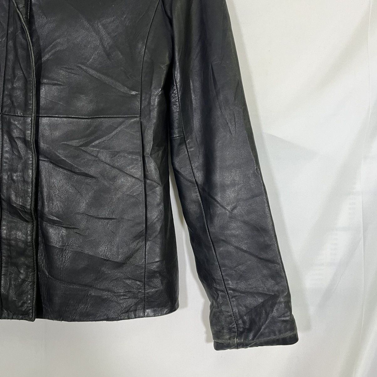 If Six Was Nine BANANA REPUBLIC GENUINE LEATHER JACKET Size US XS / EU 42 / 0 - 3 Thumbnail