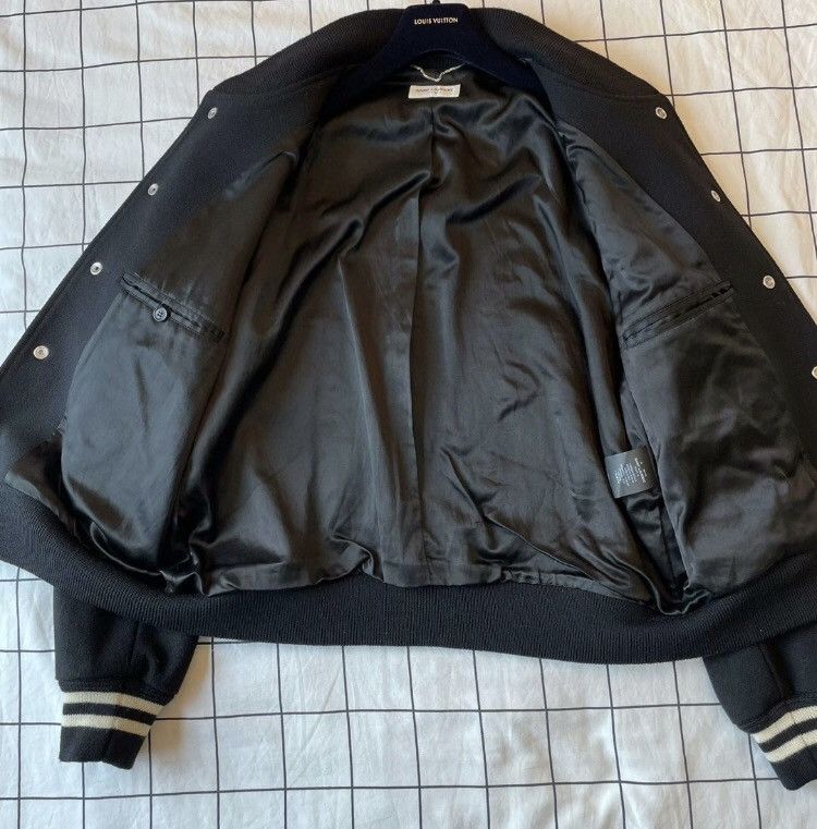 Saint Laurent Paris × Yves Saint Laurent Saint Laurent new black and white baseball jacket Size US L / EU 52-54 / 3 - 3 Thumbnail