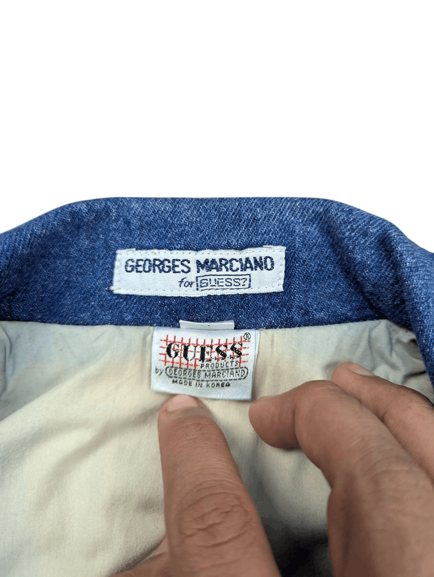 Georges Marciano Vintage 90s Georges Marciano By Guess Denim Jacket Size US M / EU 48-50 / 2 - 6 Thumbnail