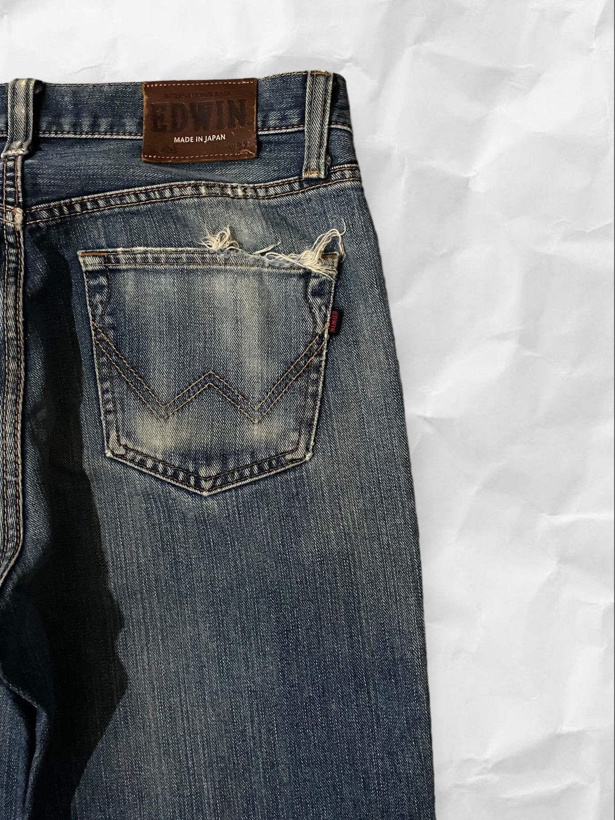 Edwin × Japanese Brand × Vintage Vintage Edwin Japan Rust Faded Boyfriend Jeans Denim Size US 34 / EU 50 - 5 Thumbnail
