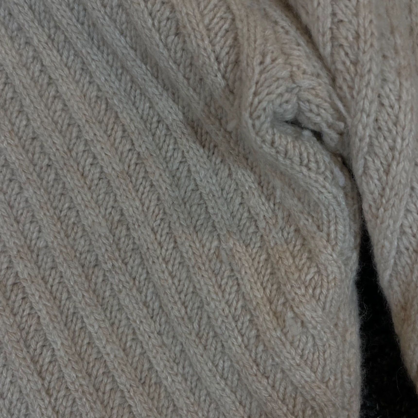 J. Jill J. Jill Sweater Womens Large Wool Blend Beige Brown Long Sleeve Pullover Knit Size L / US 10 / IT 46 - 6 Thumbnail