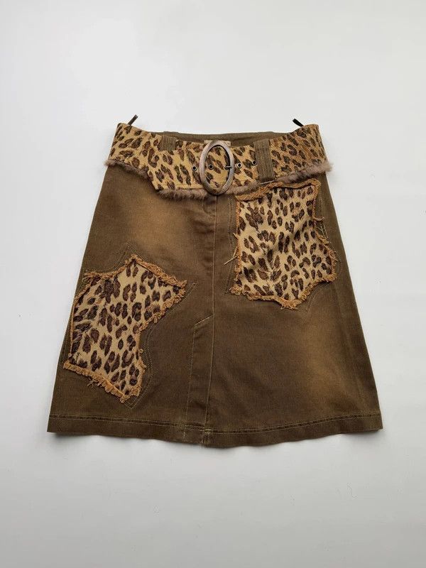 Vintage Vintage Faded Skirt With Wide E2 Size 27" / US 4 / IT 40 - 1 Thumbnail