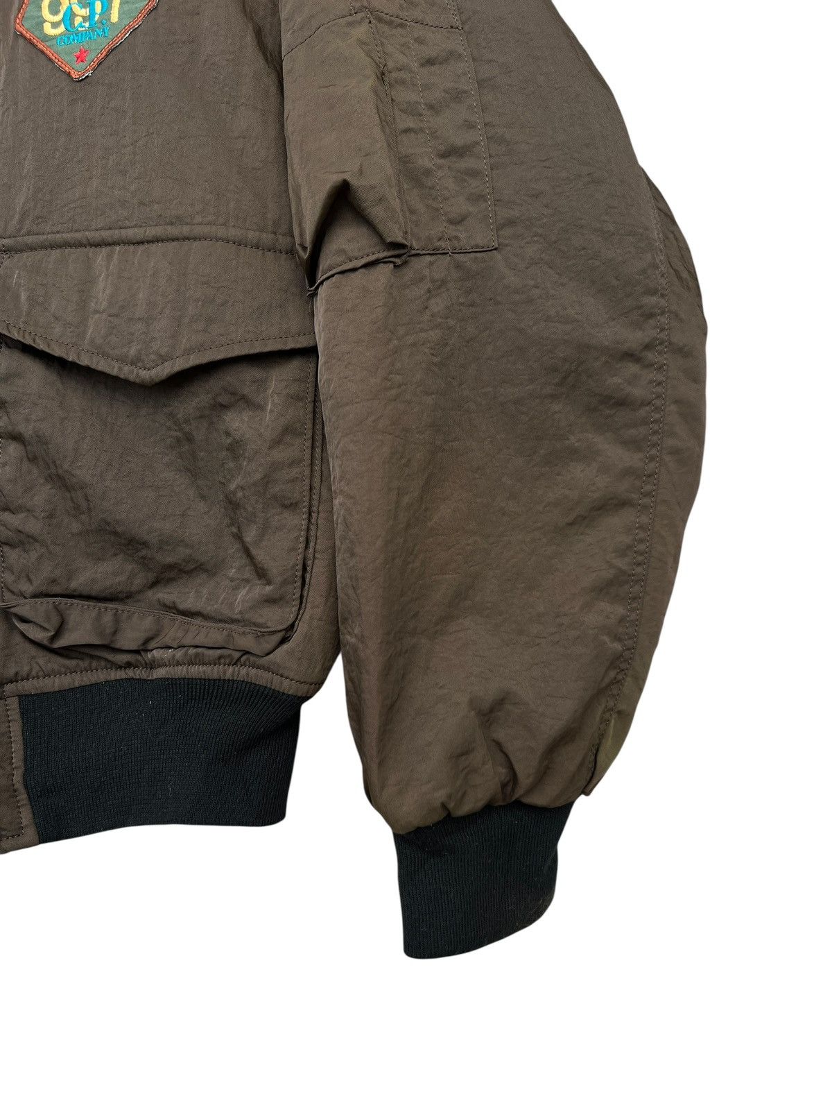 C.P. Company Vintage 80s Cp Company Brown Light Bomber Jacket Size US M / EU 48-50 / 2 - 8 Thumbnail