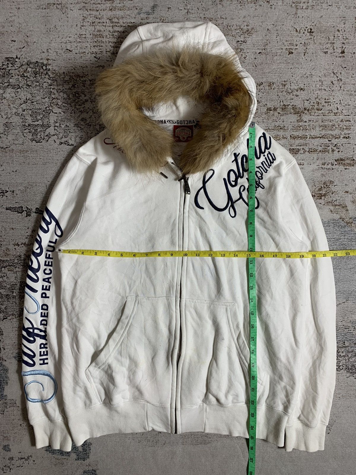Japanese Brand × Le Grande Bleu (L.G.B.) Faux Fur Zip Hoodie Poem Styled Gocha Size US M / EU 48-50 / 2 - 7 Thumbnail