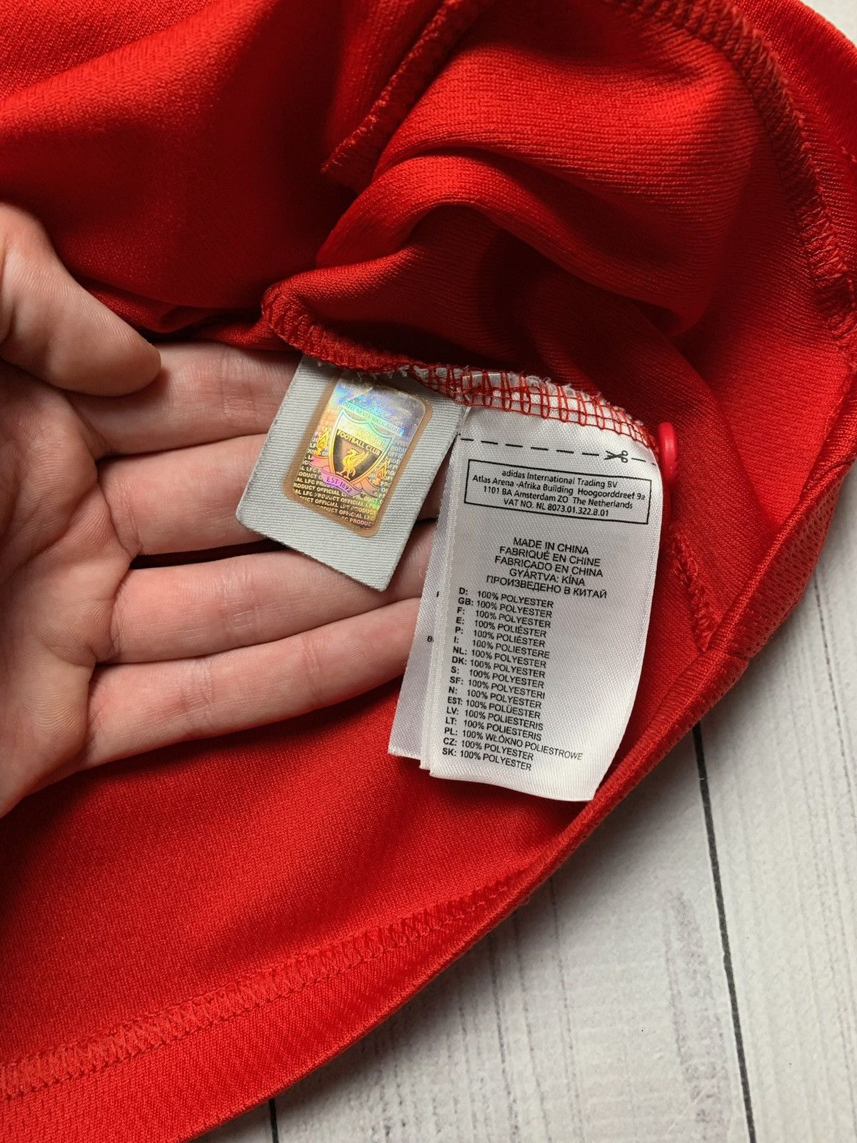Adidas × Vintage Vintage adidas Liverpool polo red size M Size US M / EU 48-50 / 2 - 5 Thumbnail