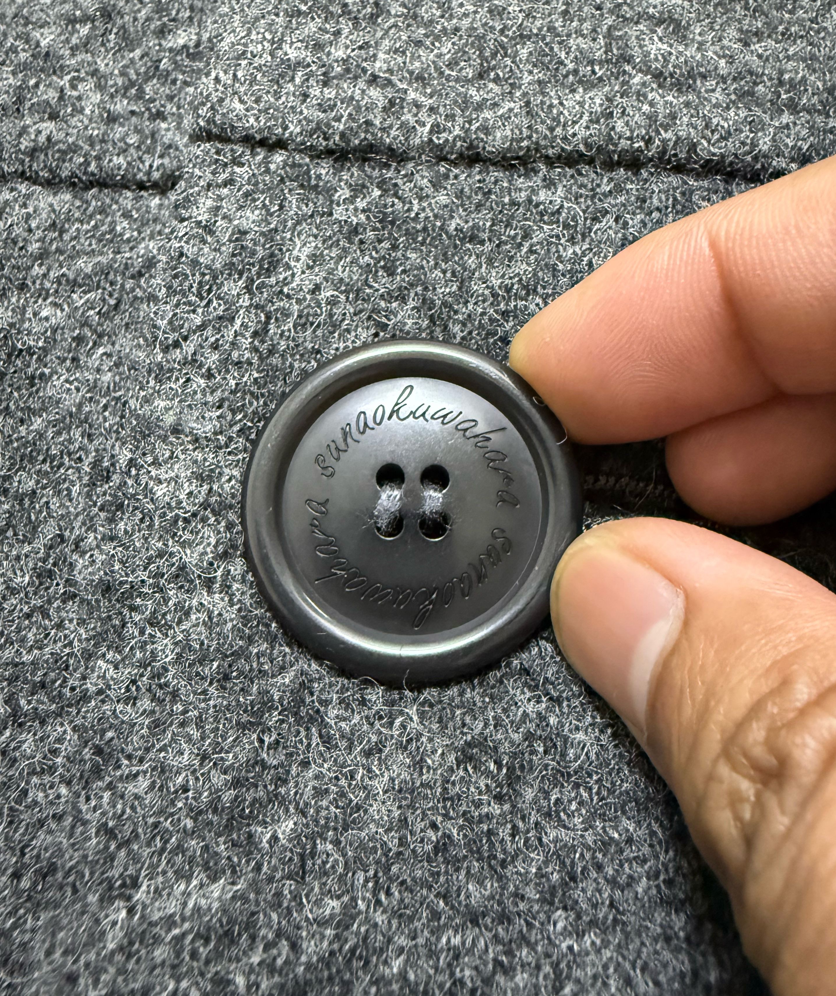 Issey Miyake Sunao Kuwahara Issey Miyake Hoodie Wool Jacket Size US M / EU 48-50 / 2 - 16 Thumbnail