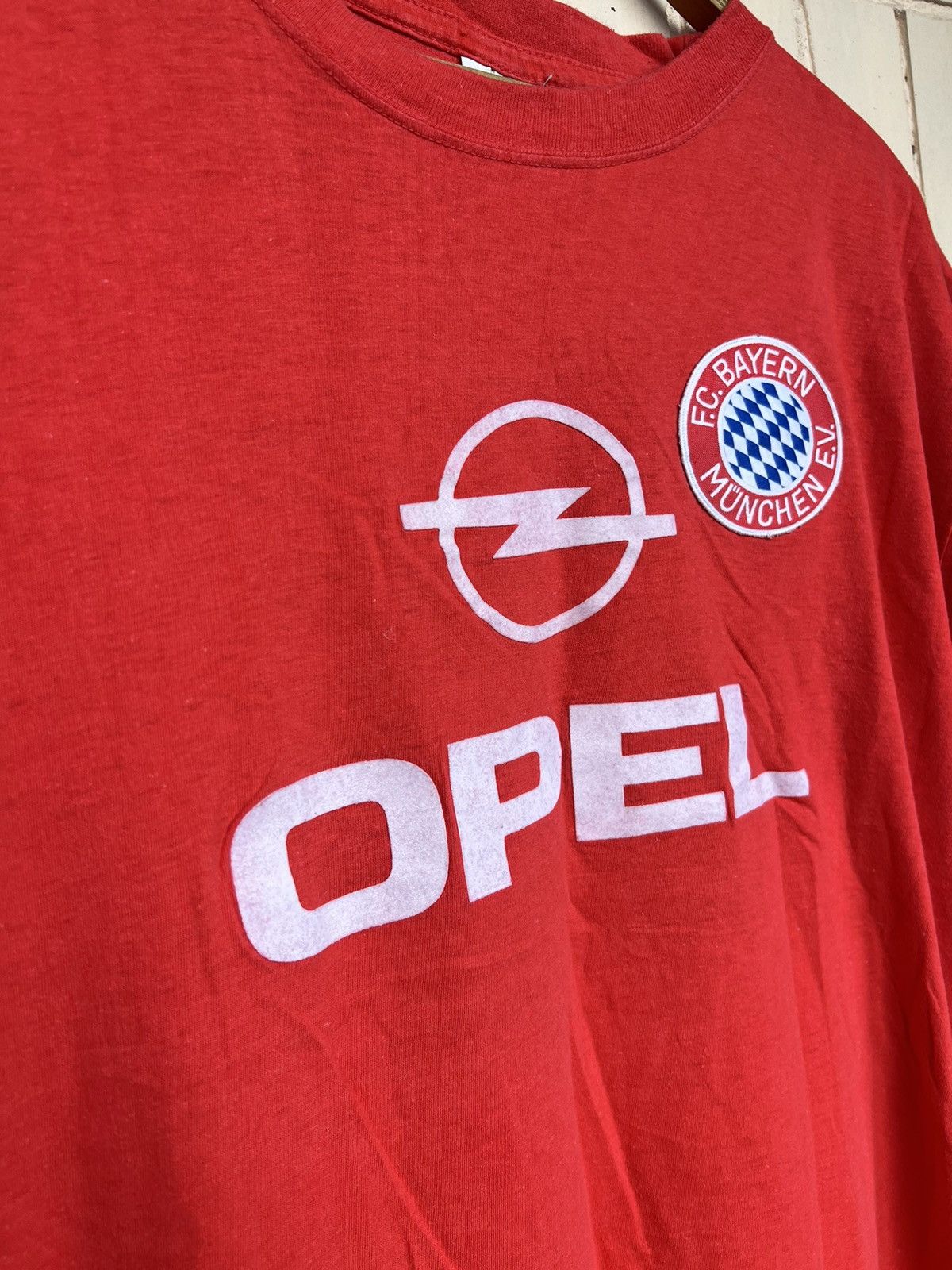 Vintage Vintage 80s Bayern Munich OPEL Soccer Football Shirts Size US M / EU 48-50 / 2 - 15 Thumbnail