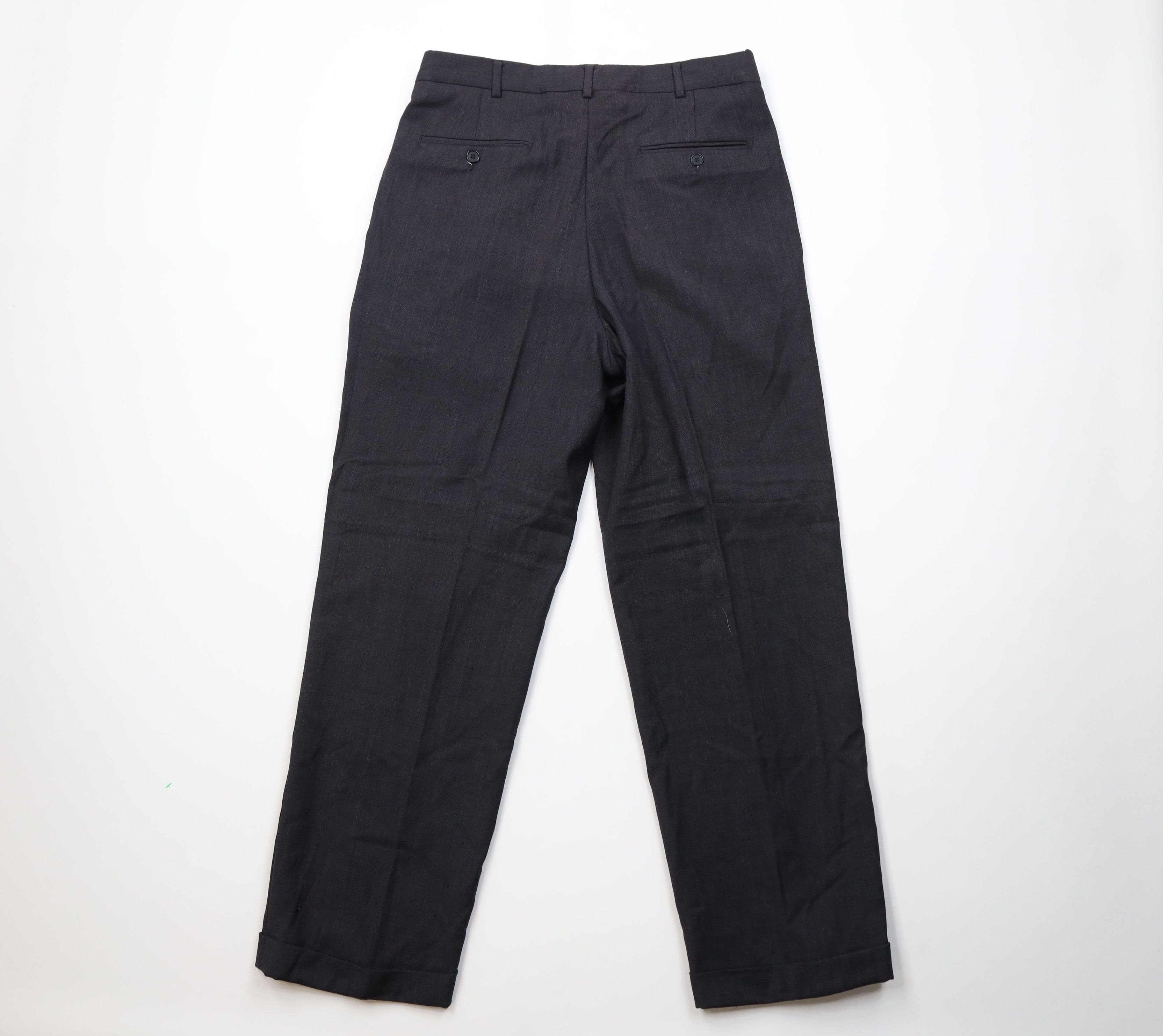 Vintage Vintage 70s Streetwear Wool Knit Wide Leg Chino Pants USA Size US 32 / EU 48 - 10 Thumbnail