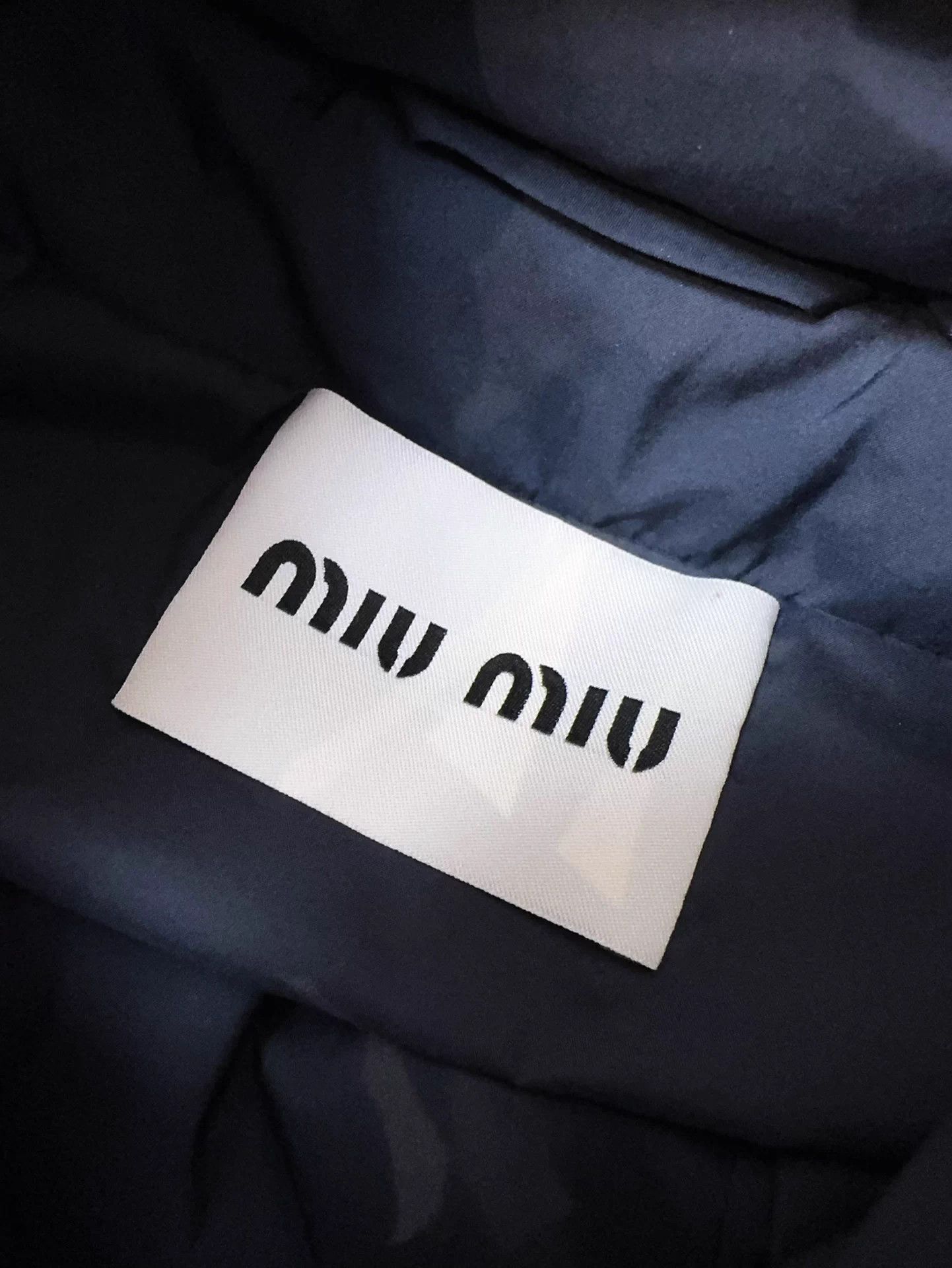 Miu Miu MIUMIU navy logo puffer jacket women's 36 Size XS / US 0-2 / IT 36-38 - 5 Thumbnail